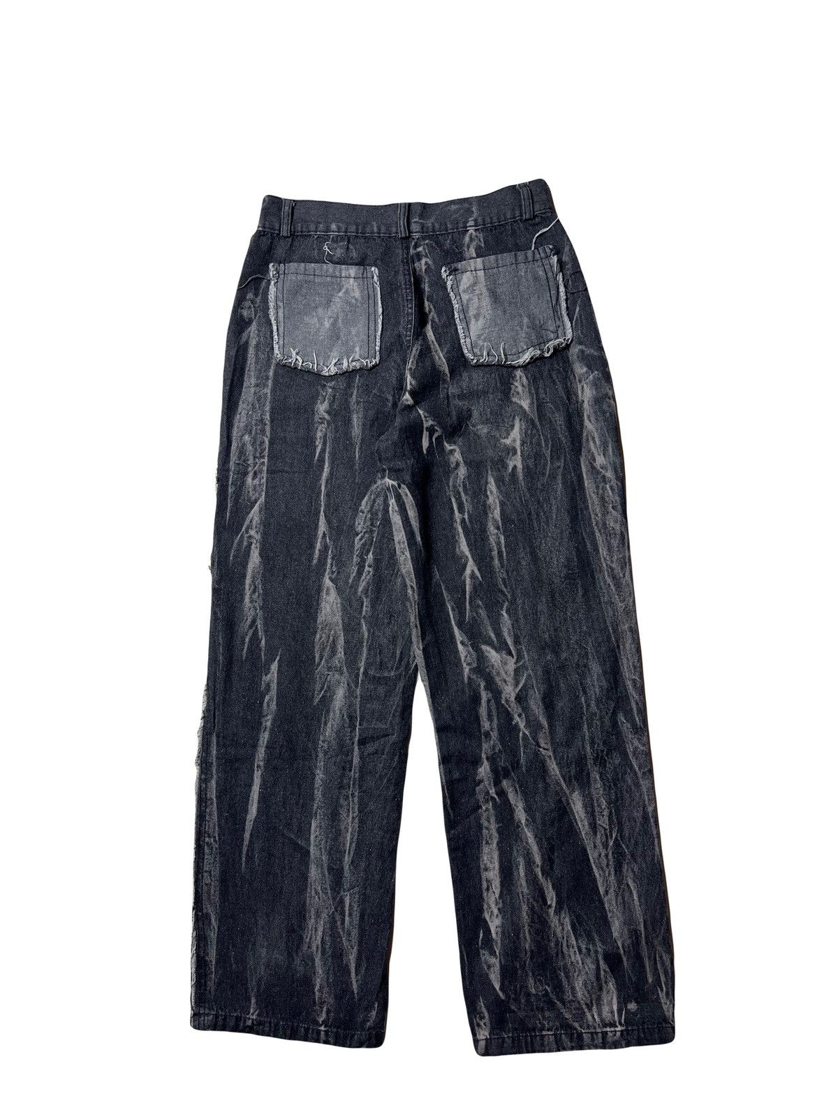 Japanese Brand MSCHE like a kapital black acid wash soft pants Size US 30 / EU 46 - 7 Thumbnail
