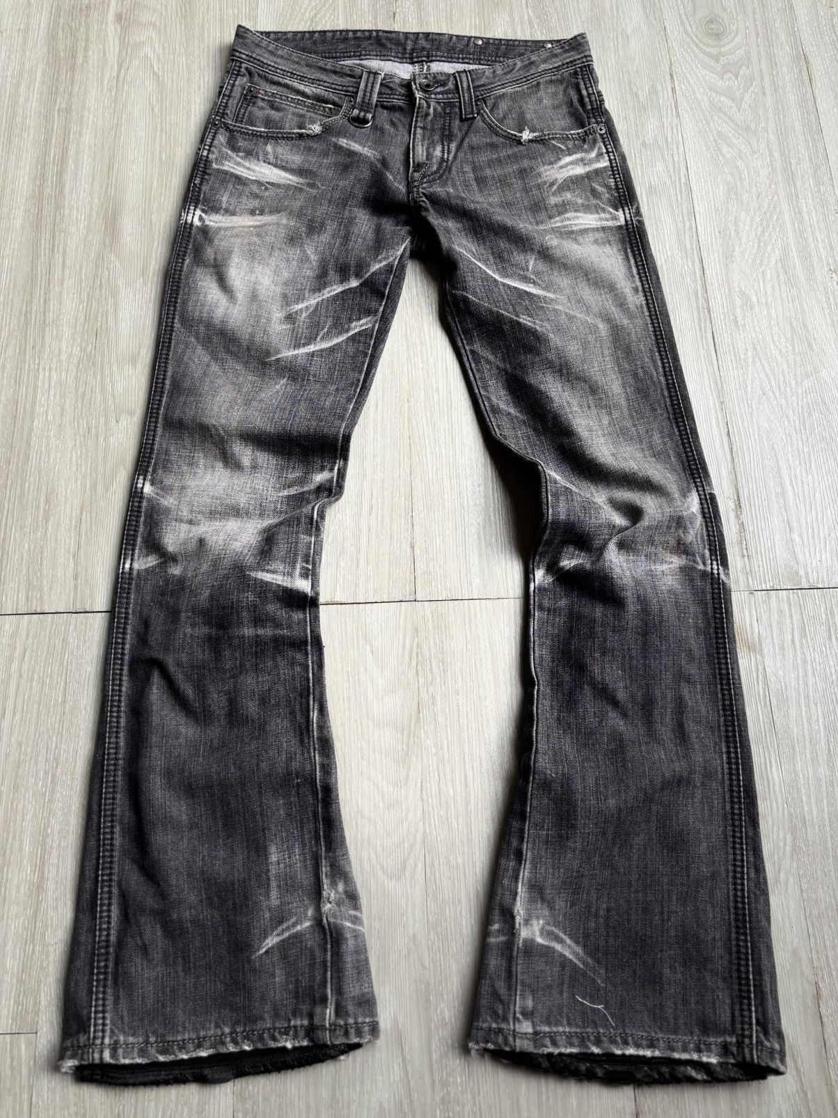 BUFFALO BOBS BUFFALO lace-up flare jeans Size US 27 - 1 Thumbnail
