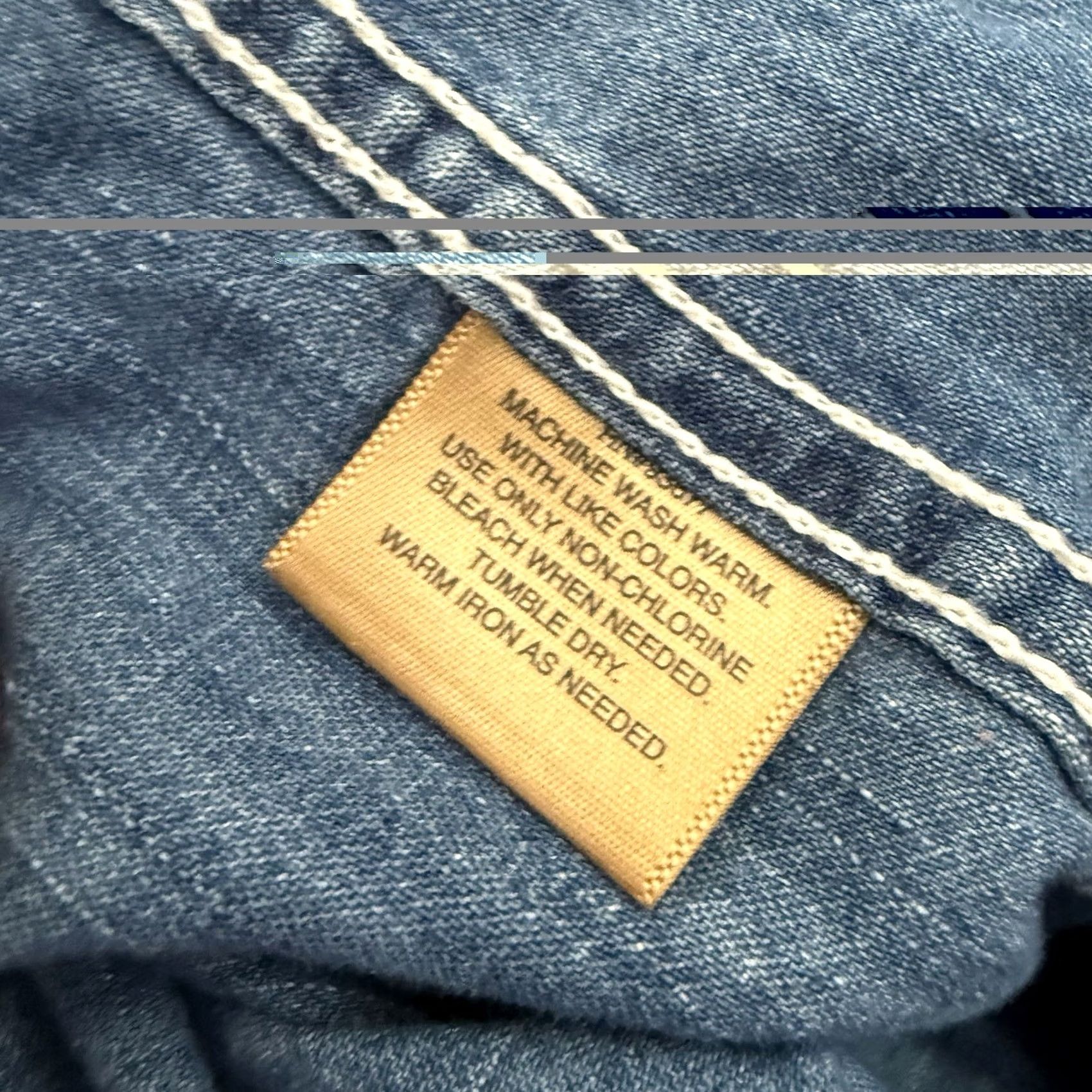 Vintage The Foundry Shirt Mens 3XLT Blue 100% Cotton Chambray Pockets Button-Up Casual Classic Outdoor Designer Size US XXL / EU 58 / 5 - 4 Thumbnail