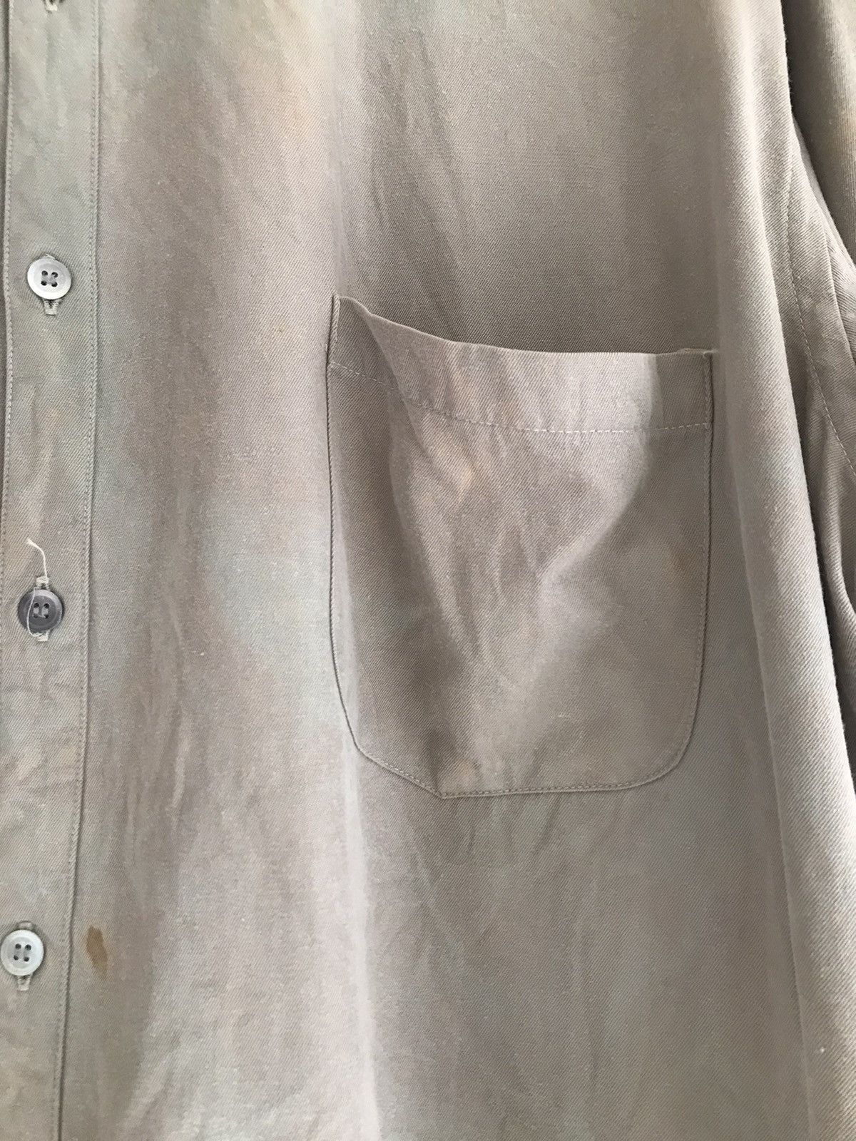 Yohji Yamamoto Rusty Y’s for men mandarin colar pullover button shirt Size US M / EU 48-50 / 2 - 9 Thumbnail
