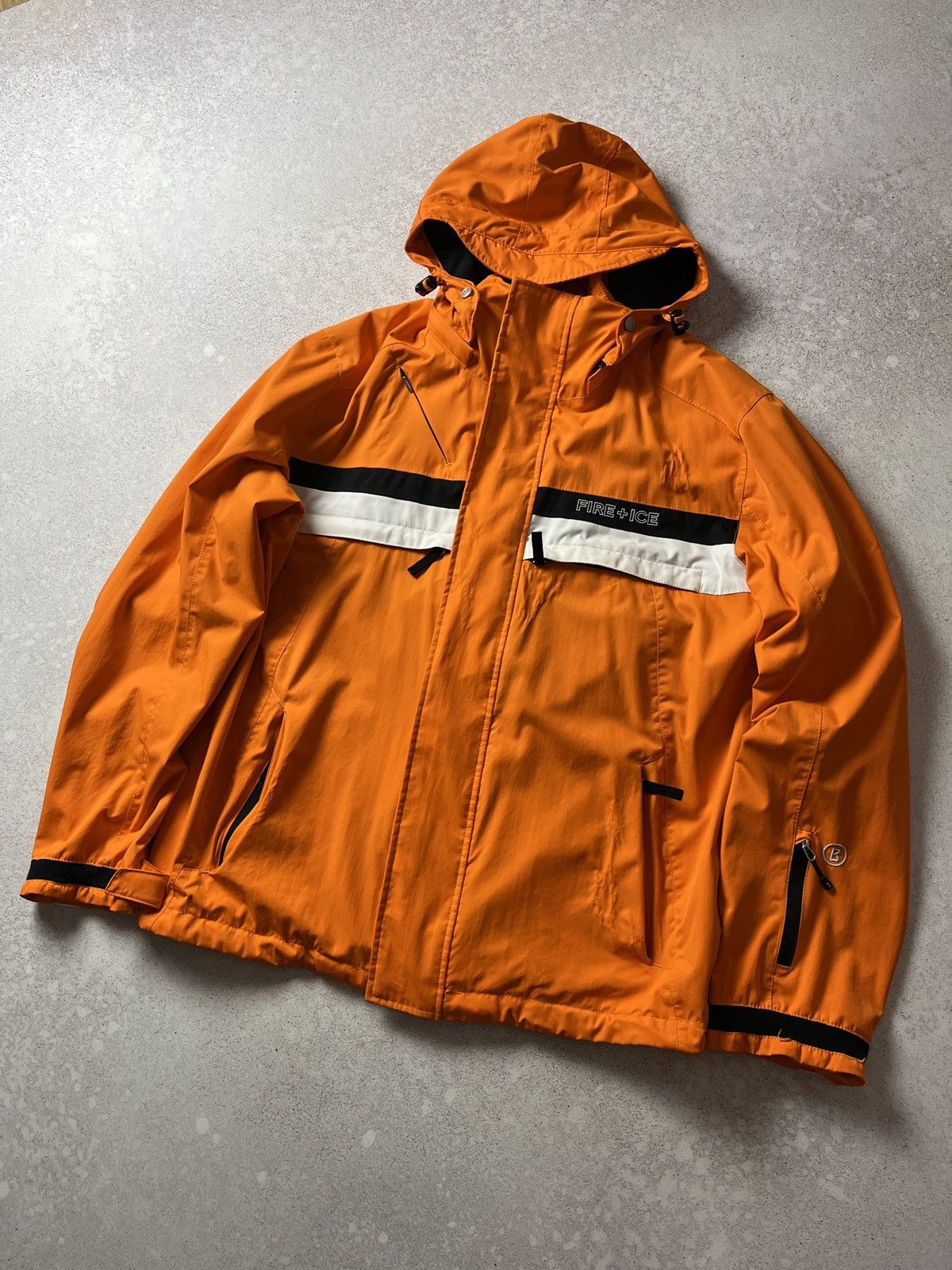 Bogner DDP BOGNER Fire + Ice Orange Hooded Ski Snowboard Jacket Size US L / EU 52-54 / 3 - 1 Thumbnail