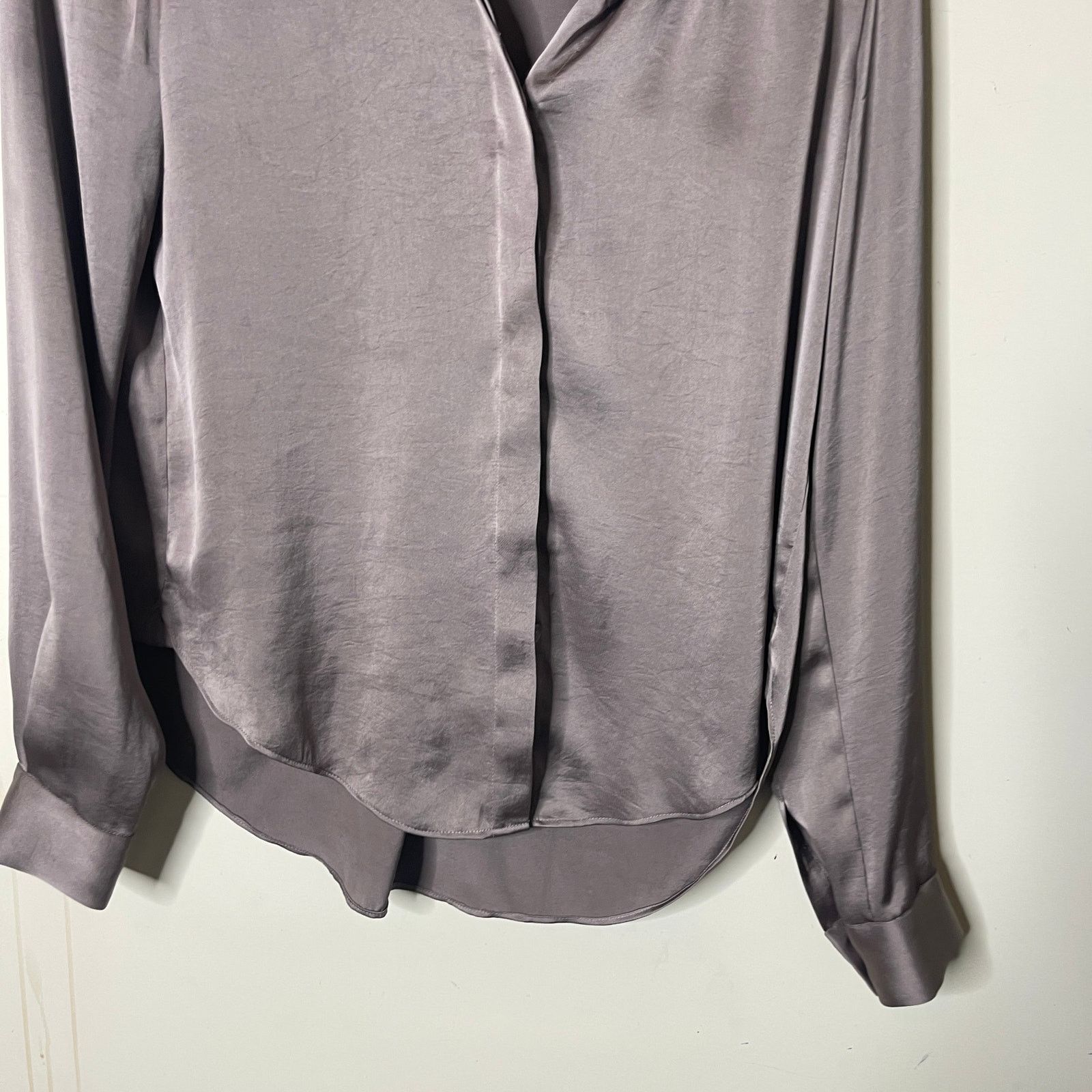 Other Larkin Hughes Perry perfect button down silk shirt taupe XS Size XS / US 0-2 / IT 36-38 - 5 Thumbnail