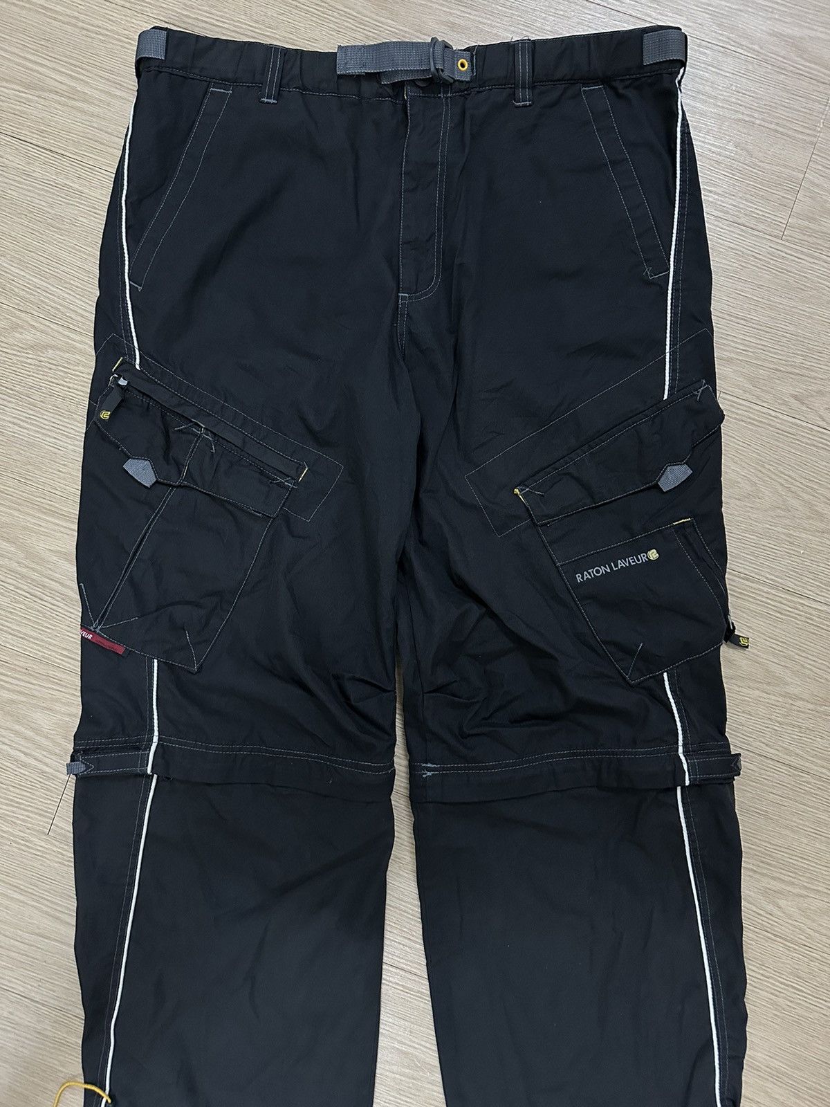Japanese Brand Raton Laveur Gorpcore Multi Pocket Baggy Paracahute Pants Size US 40 / EU 56 - 3 Thumbnail