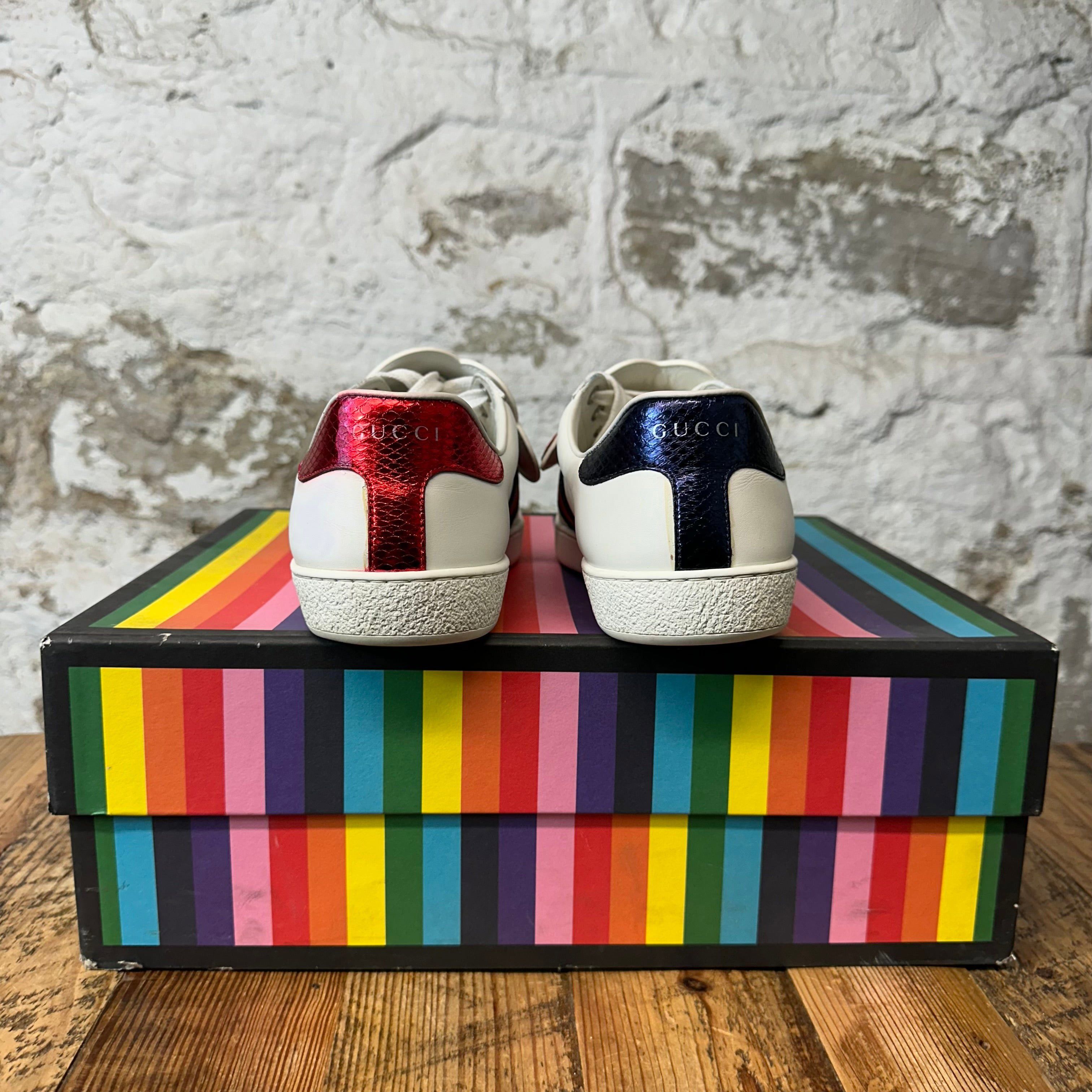 Gucci Gucci Blind For Love White Ace Sneaker Sz 7 Size US 7 / EU 40 - 6 Thumbnail