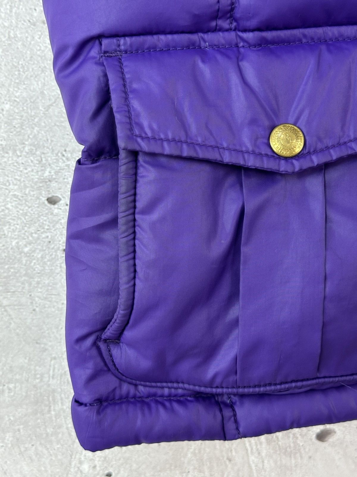 Ralph Lauren Vintage Polo Ralph Lauren Puffer Down Women’s Vest with Fur Size S / US 4 / IT 40 - 8 Thumbnail