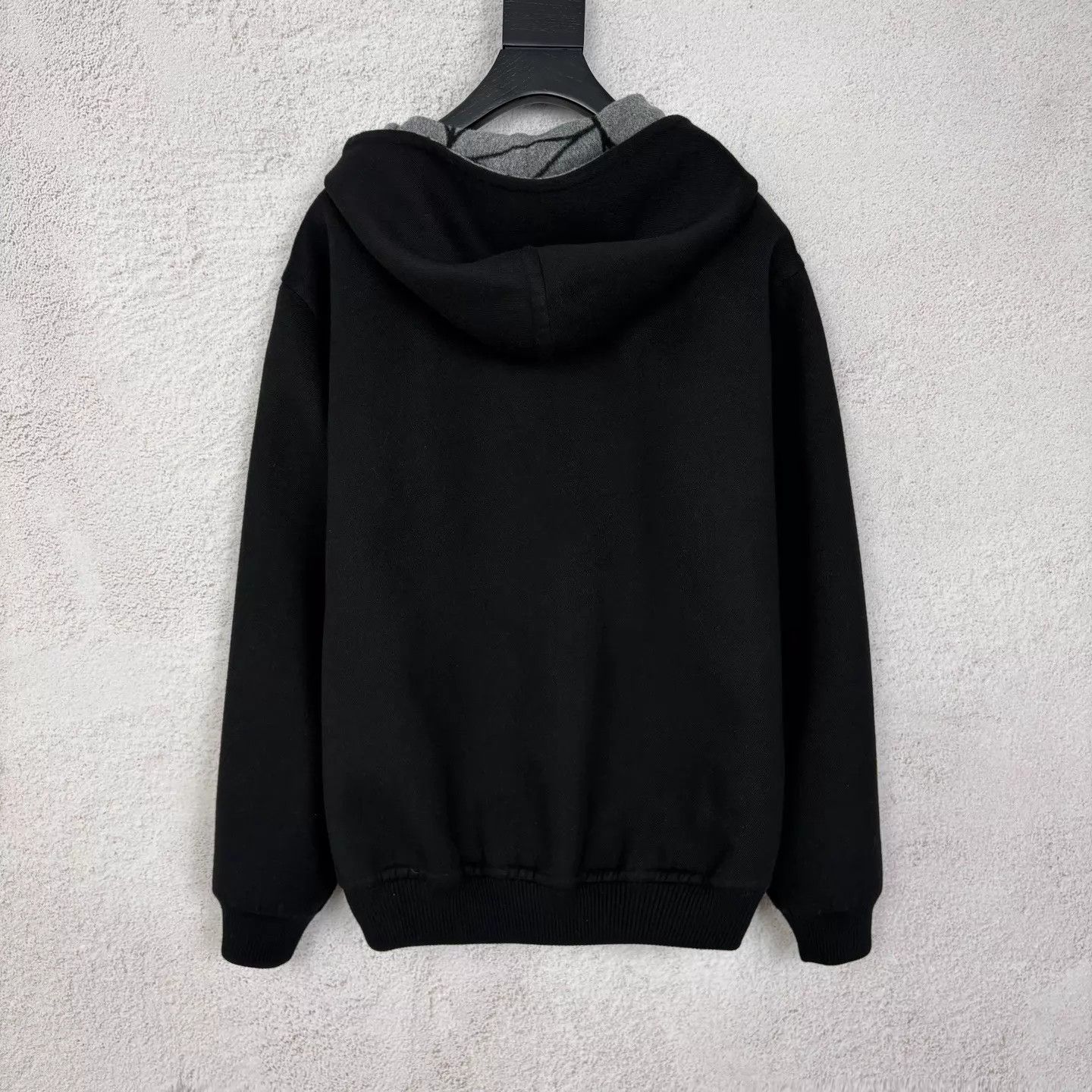 Louis Vuitton LV Monogram 2-Sided Wool Hooded Jacket Black Size 46 Size US S / EU 44-46 / 1 - 4 Thumbnail