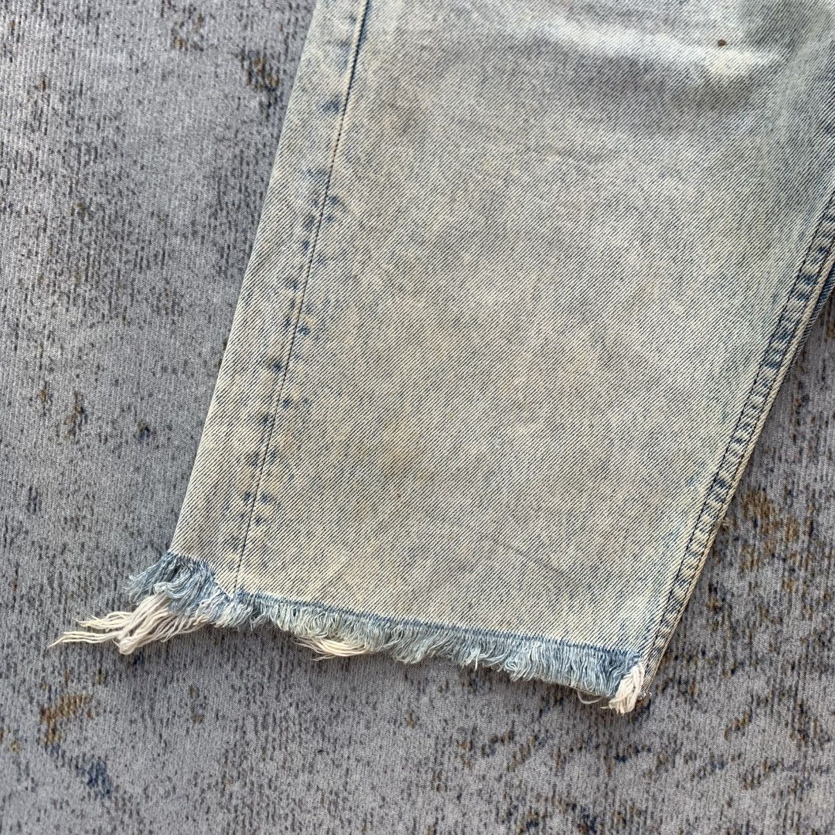 Levi's Vintage Clothing Rare Vintage Levis 501xx 555 Stamp Button Short Jeans Size US 32 / EU 48 - 7 Thumbnail