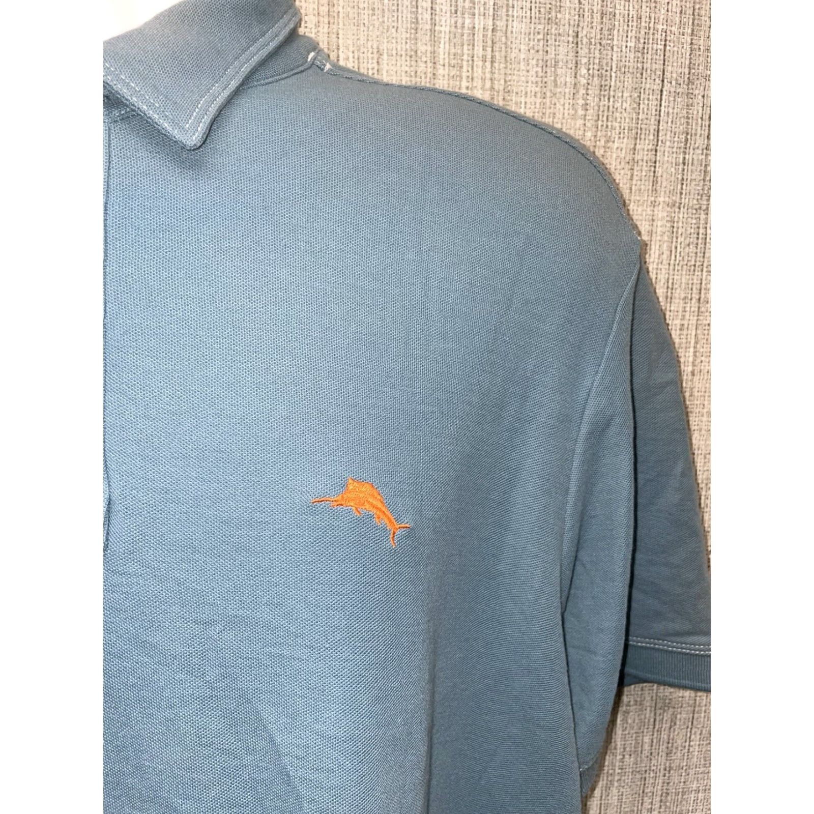 Tommy Bahama Tommy Bahama Island Zone Light Blue Golf Polo Mens L Size US L / EU 52-54 / 3 - 3 Thumbnail