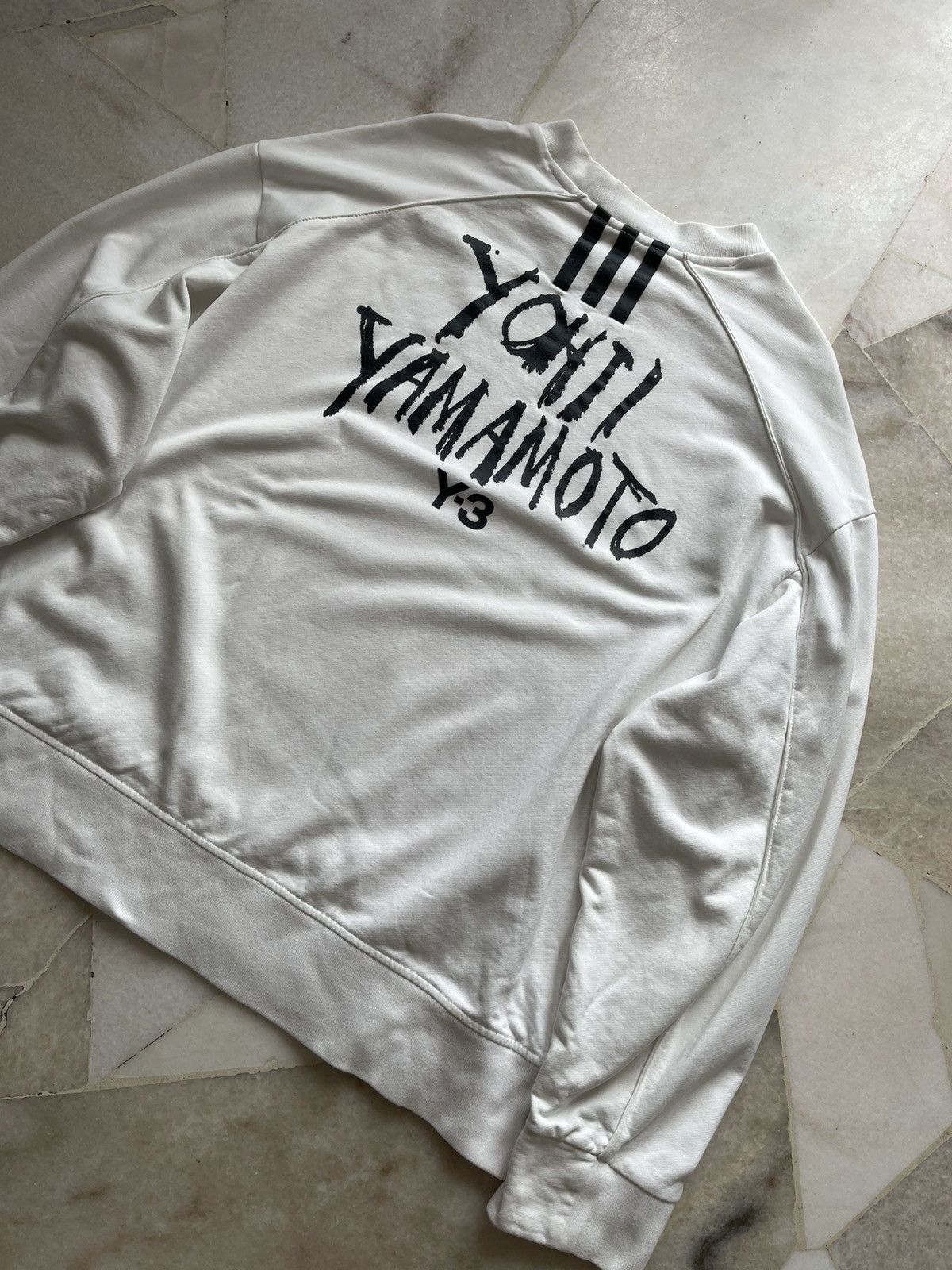 Yohji Yamamoto Yohji Yamamoto Y-3 Signature Sweatshirt Size US L / EU 52-54 / 3 - 12 Thumbnail