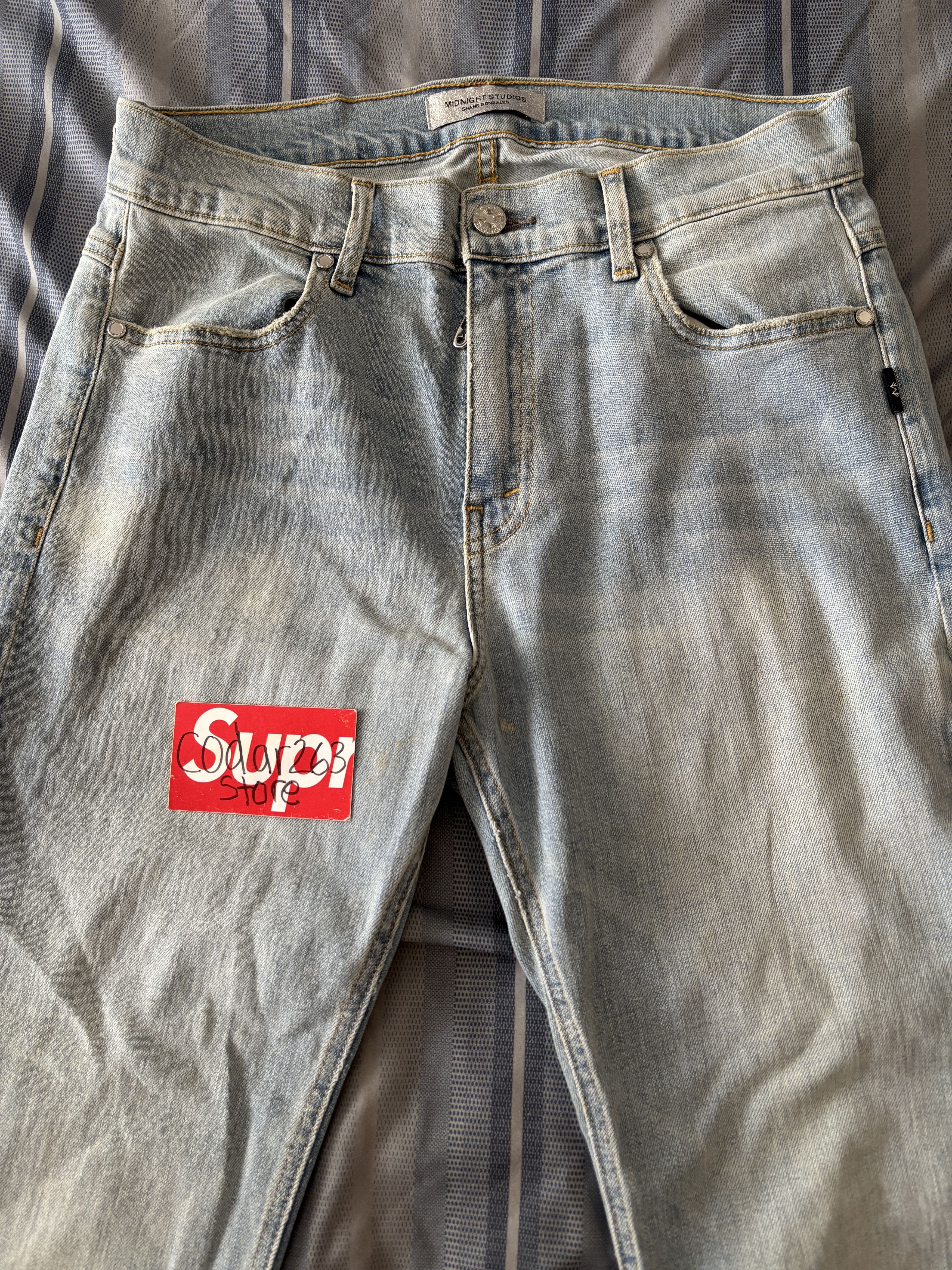 Midnight Studios Midnight Studios Hollywood 5 Pocket Denim Jeans Blue Size US 30 / EU 46 - 2 Thumbnail