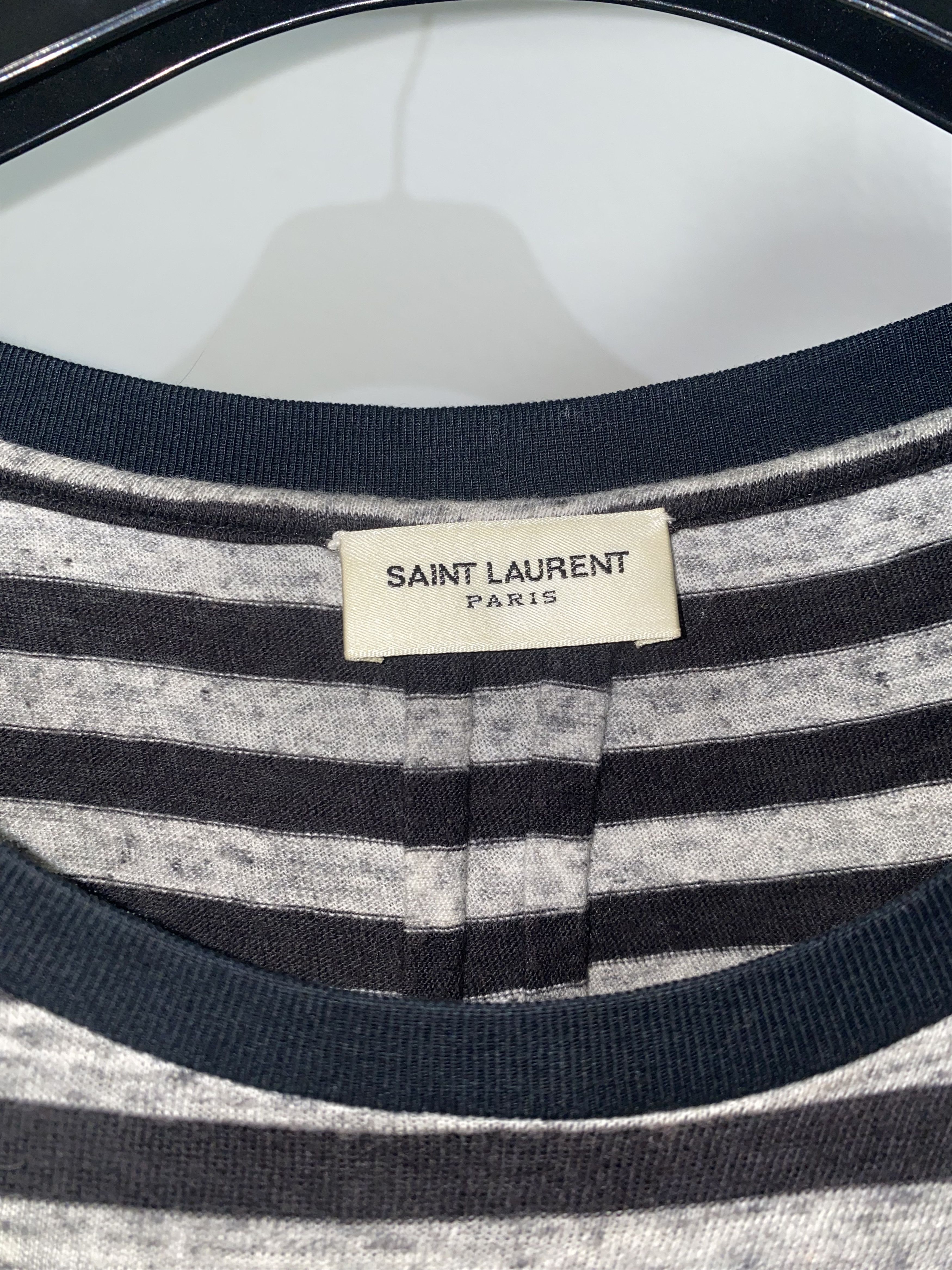 Hedi's fw 2013 "Punk" striped t-shirt., view 5
