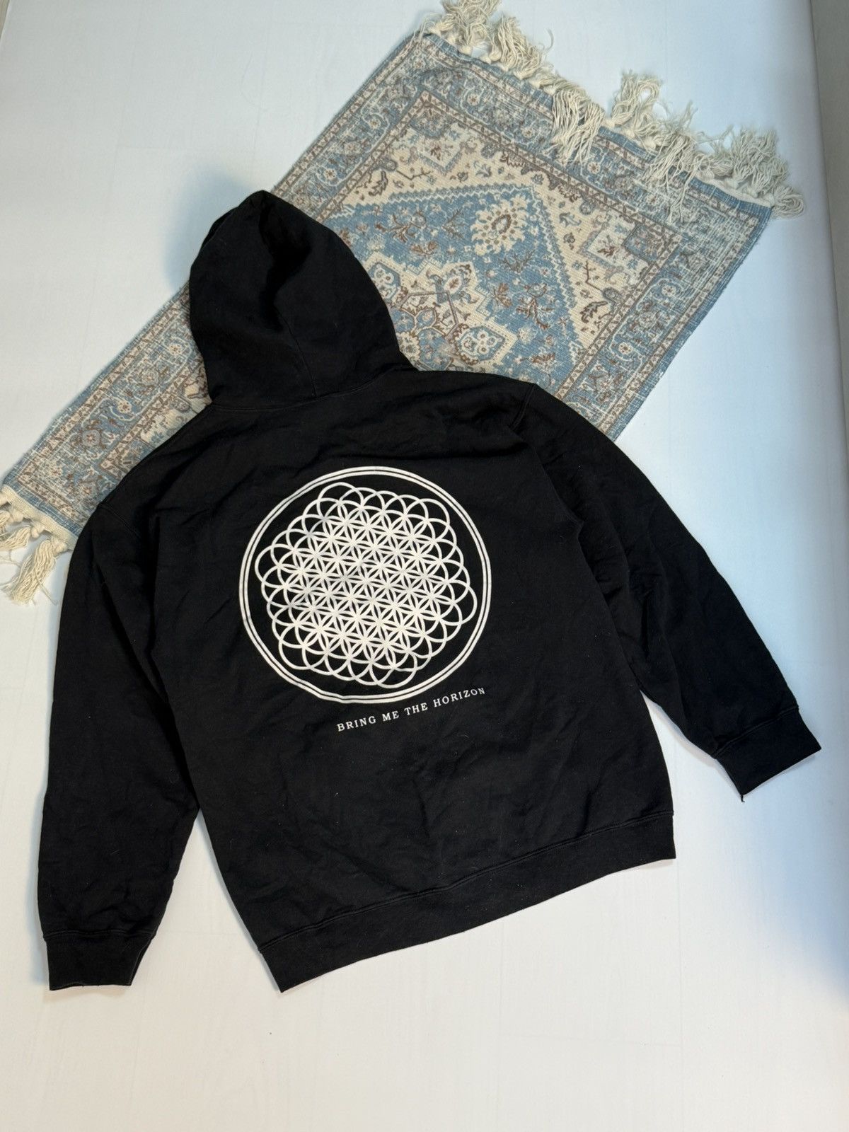 Band Tees Vintage 00s Bring Me The Horizon Zip Hoodie Size US L / EU 52-54 / 3 - 5 Thumbnail