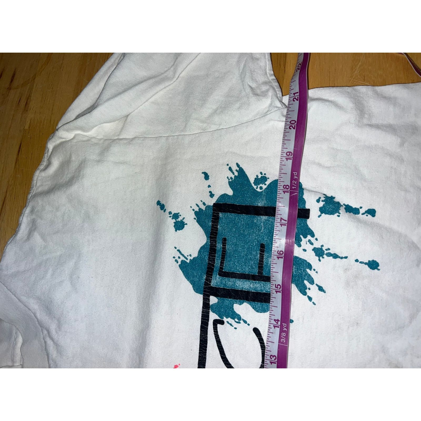 Vintage Vintage Body Force Shirt Graphic Splatter Bodyforce Tee 90s Size L / US 10 / IT 46 - 9 Thumbnail