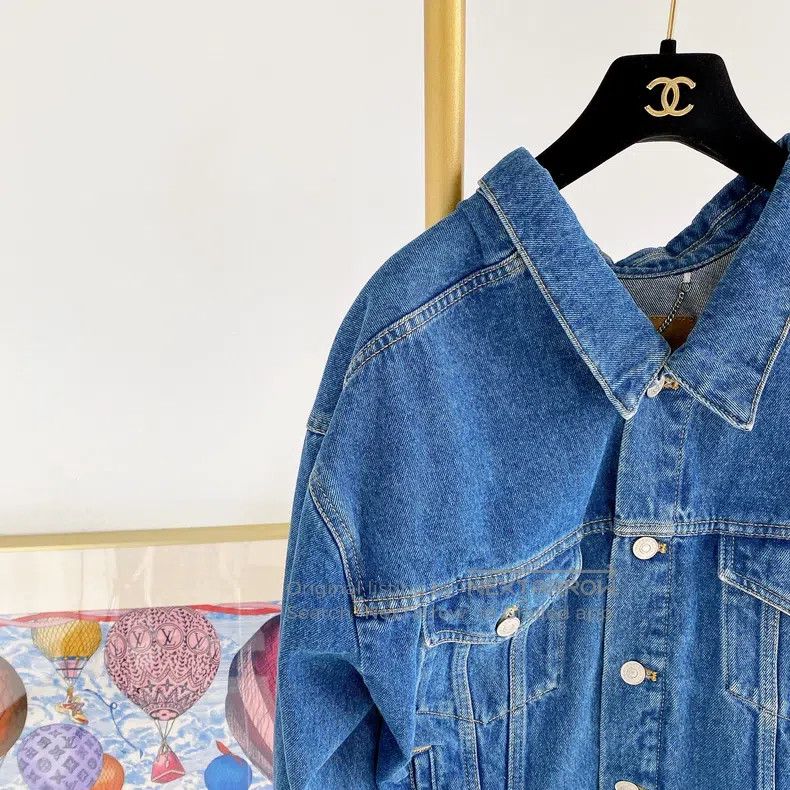 Balenciaga Balenciaga Blue Denim Jacket Size XS / US 0-2 / IT 36-38 - 3 Thumbnail