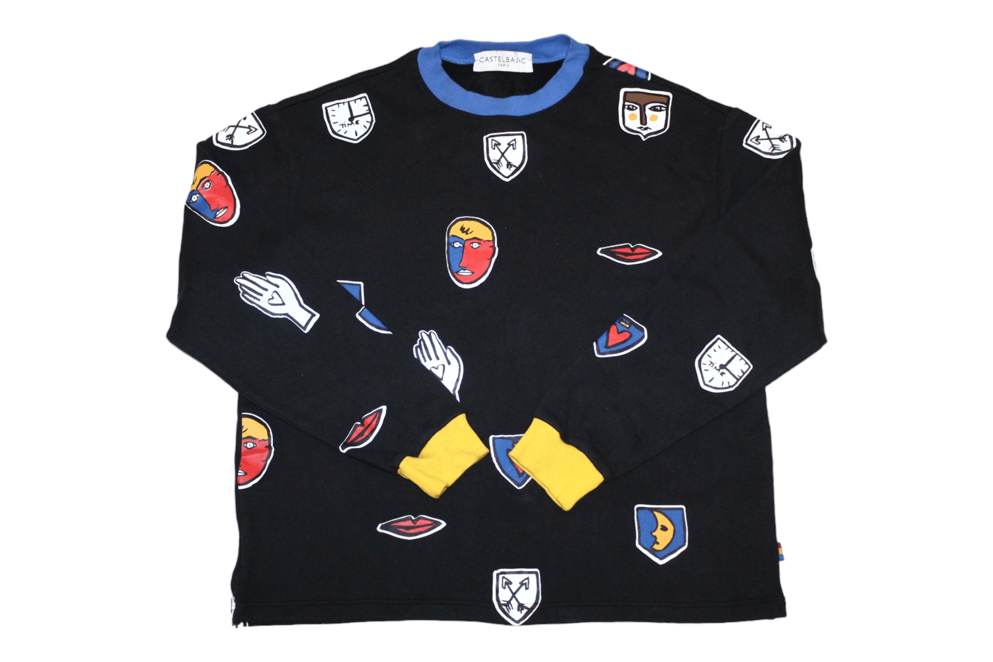 Jean Charles De Castelbajac Jean Charles Castelbajac Artwork All Over Print Sweatshirt Size US XL / EU 56 / 4 - 1 Thumbnail