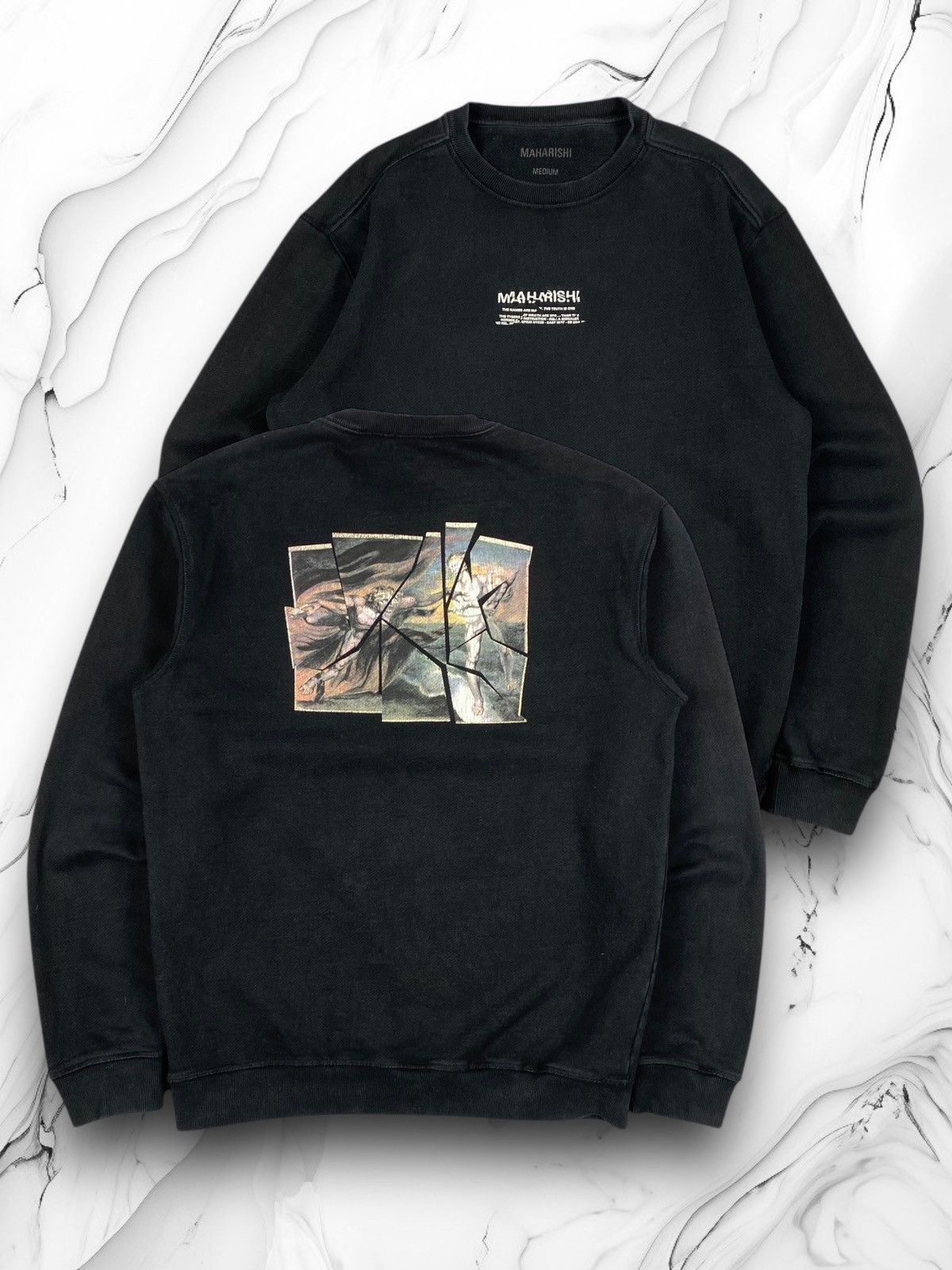 Maharishi Maharishi Heaven And Hell Crew Neck Sweatshirt men’s Size US M / EU 48-50 / 2 - 1 Thumbnail