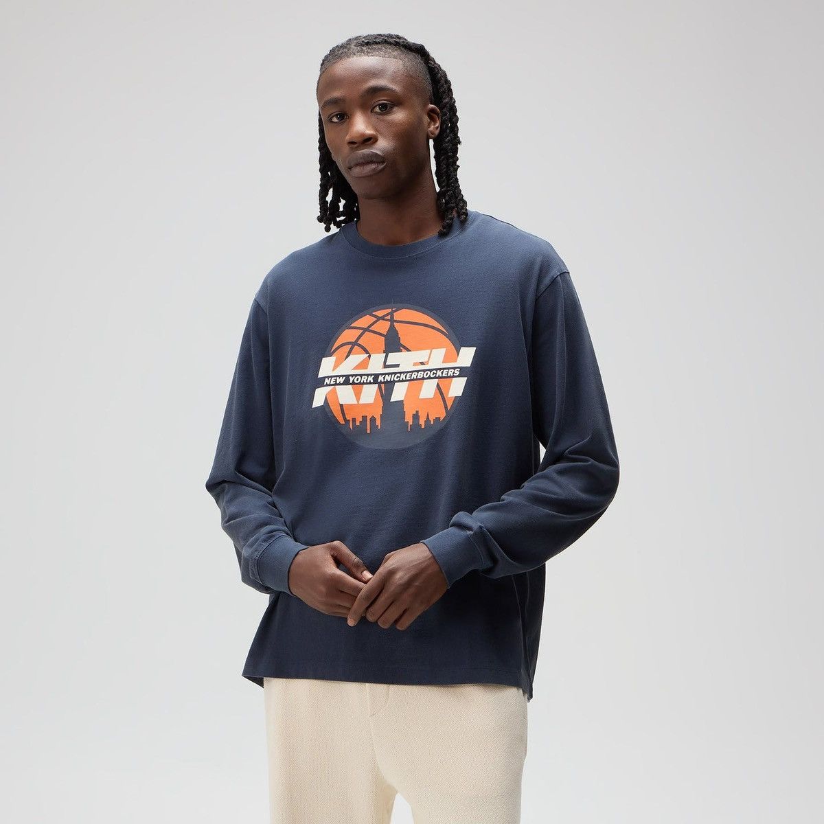 Kith Kith Knicks Knickerbockers Long Sleeve Quinn Vintage Tee XL Size US XL / EU 56 / 4 - 2 Thumbnail