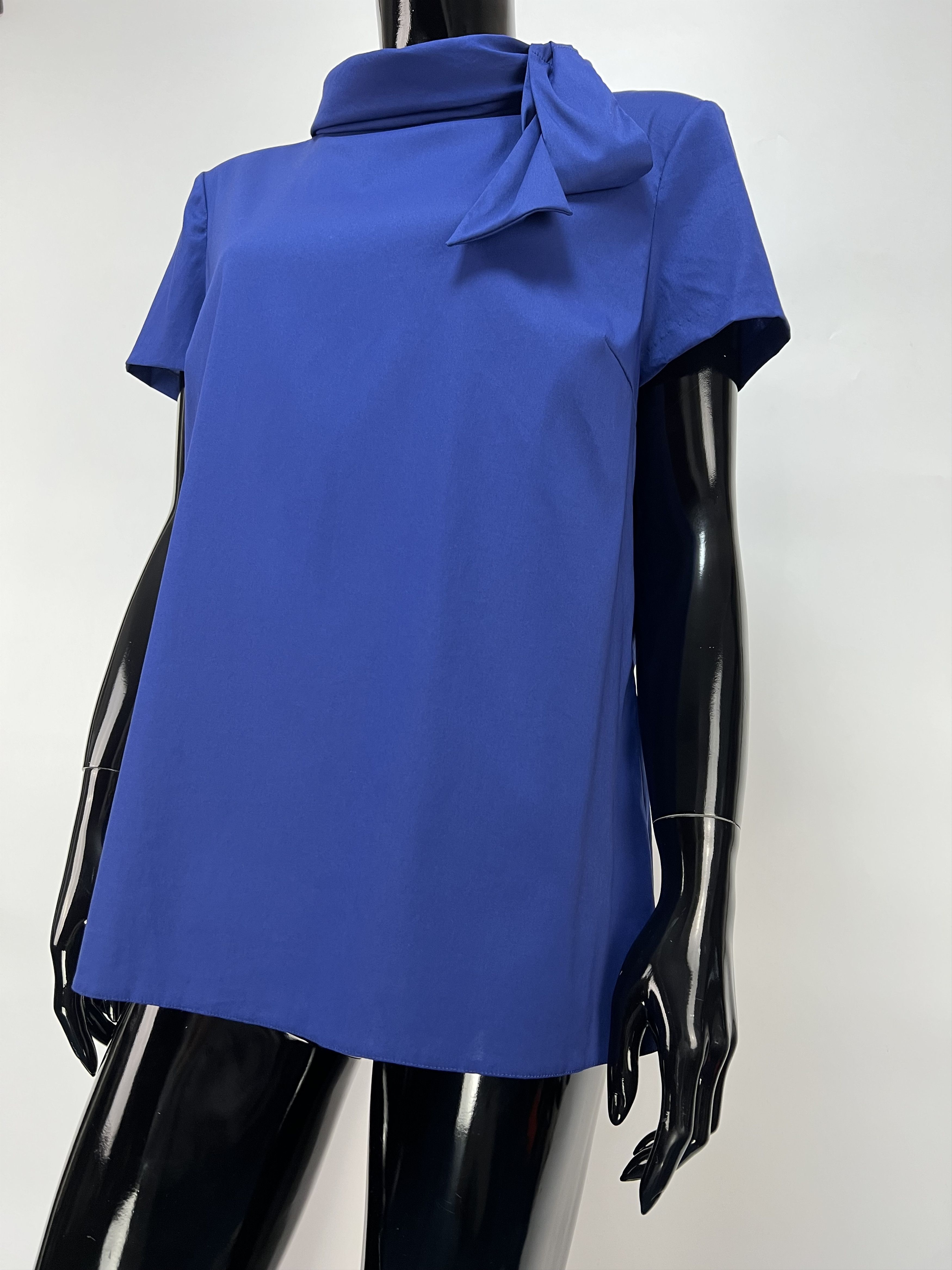 Prada PRADA Blue Cotton Blouse Size IT 46 Size L / US 10 / IT 46 - 1 Thumbnail