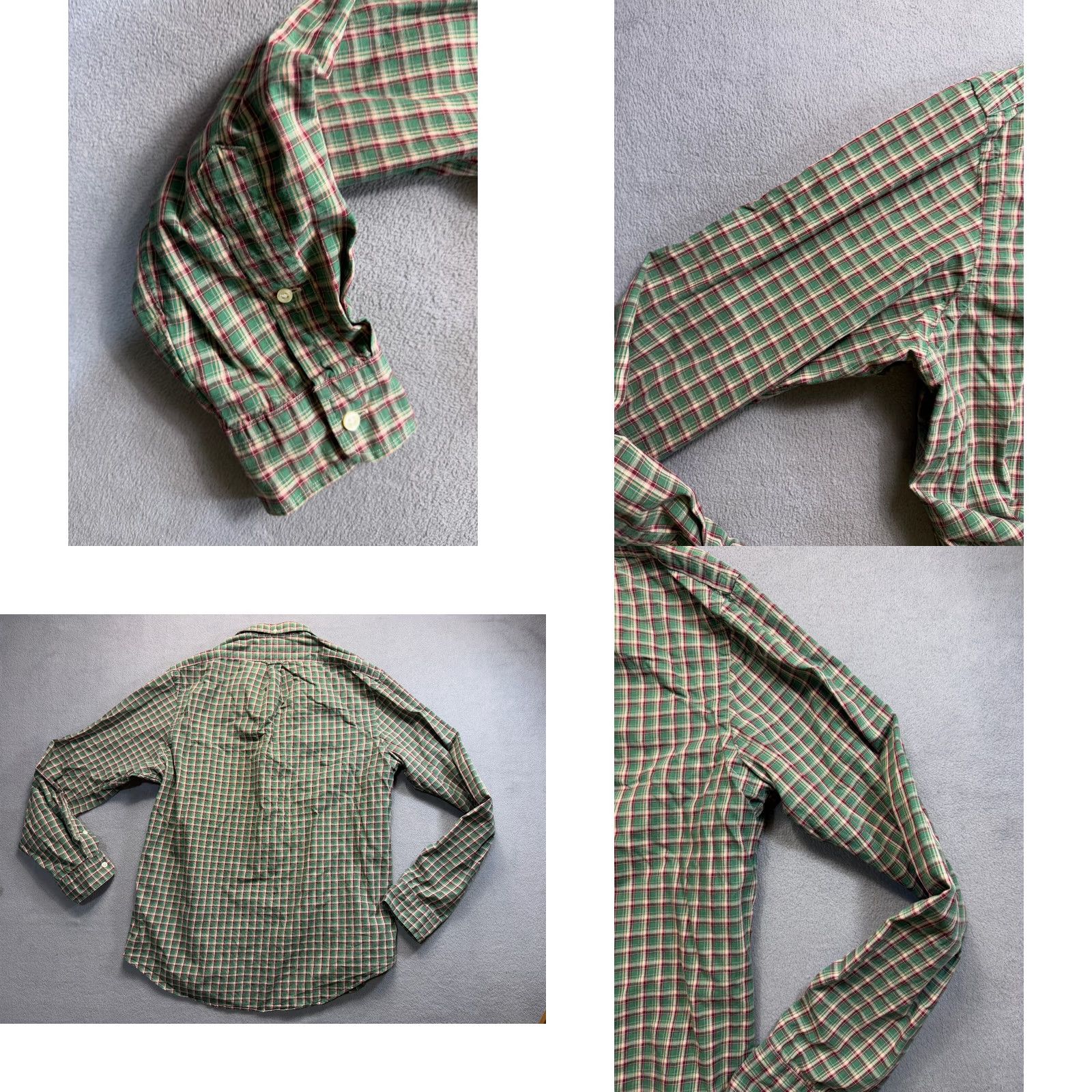 Ralph Lauren Vintage Ralph Lauren Green Square Pattern Long Sleeve Button-Up Shirt Mens XL Size US XL / EU 56 / 4 - 9 Thumbnail