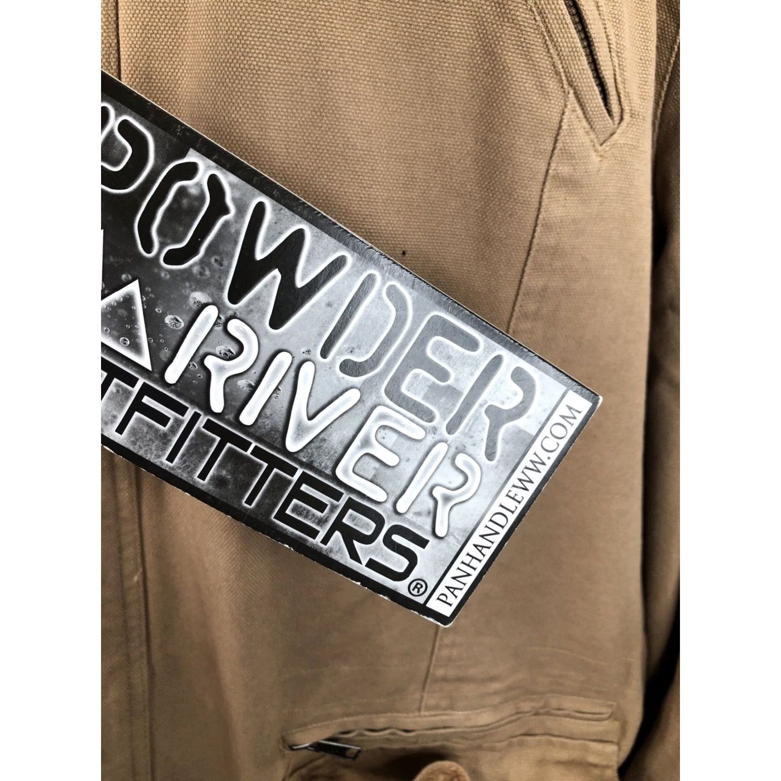 Vintage Powder River Billings Canvas Jacket - XXL Western Chore Coat Mens Tan/Brown Exc. Jacket Size US XXL / EU 58 / 5 - 5 Thumbnail