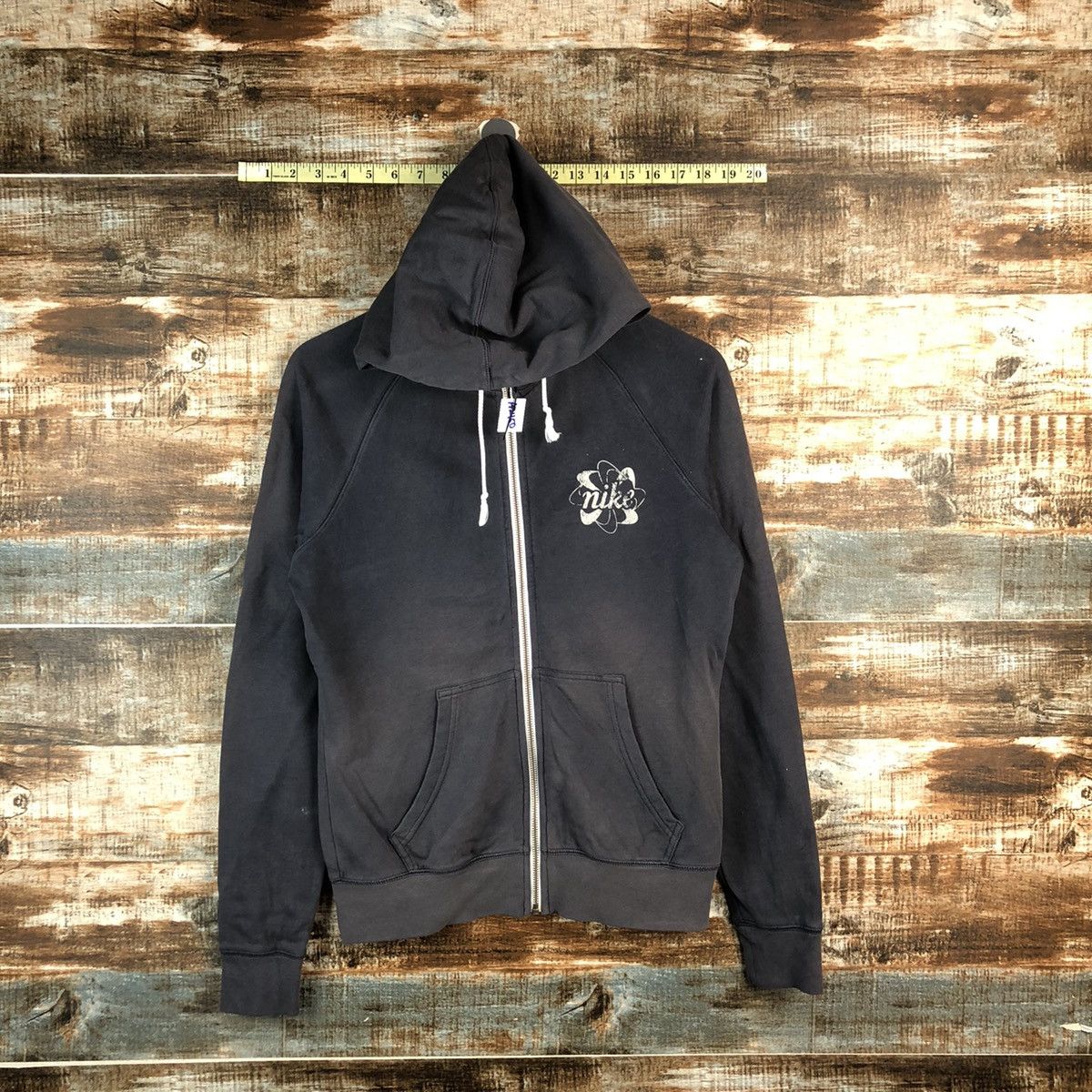 Nike DLL Nike vintage Blue pinwheel sweater Hoodie #A2450 Size US S / EU 44-46 / 1 - 1 Thumbnail