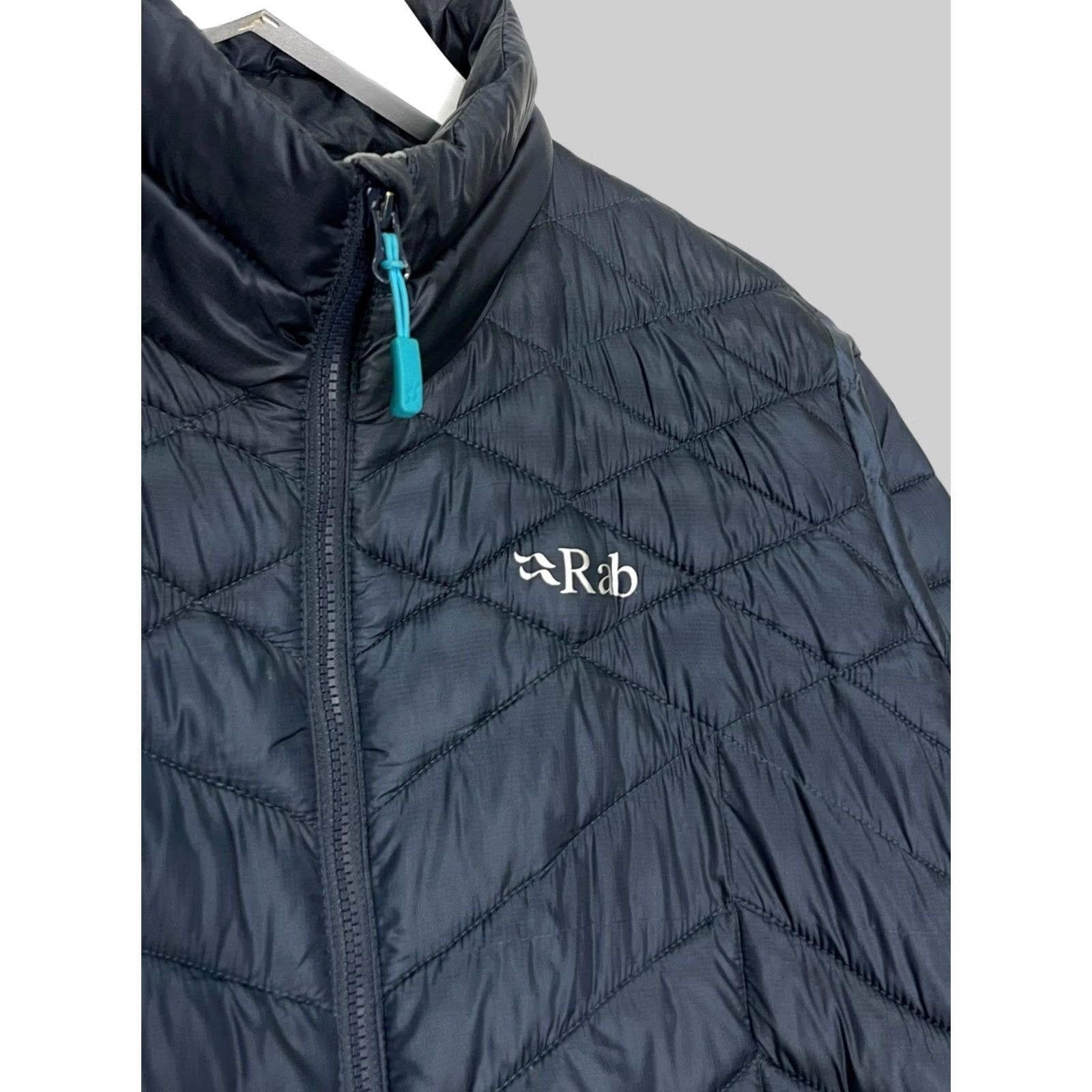 Rab RAB Jacket Womens Size L Drak Blue Quilted 1/2 Zip Full Zip Logo Outdoor Ski Classic Winter Fall Spring Masc Mens Womens Girls Boys Size L / US 10 / IT 46 - 3 Thumbnail