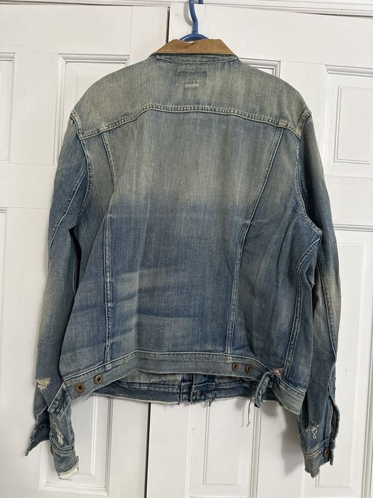 Polo Ralph Lauren Distress Denim Jacket | Grailed