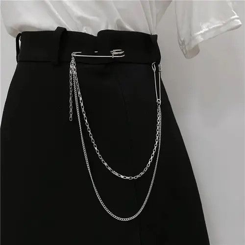 Jewelry Double Chain Brooch / Pocket Chain Size ONE SIZE - 1 Thumbnail