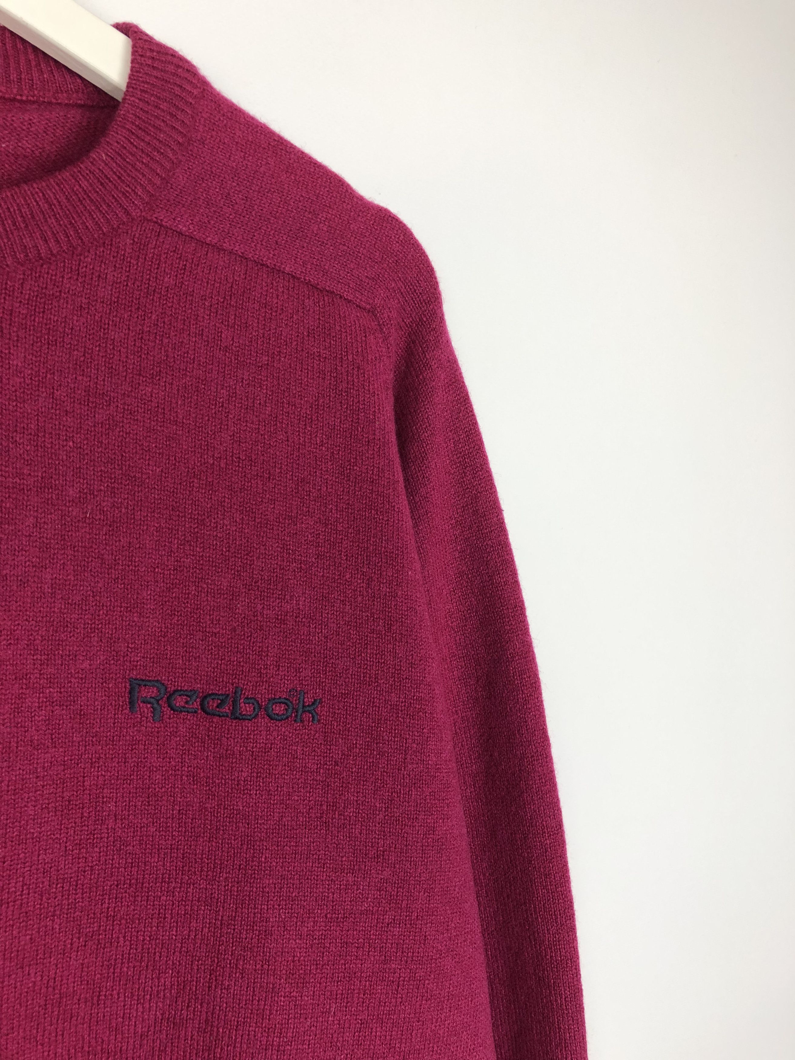 Reebok Reebok Vintage Wool Sweater Crewneck Pullover size L Size US L / EU 52-54 / 3 - 4 Thumbnail