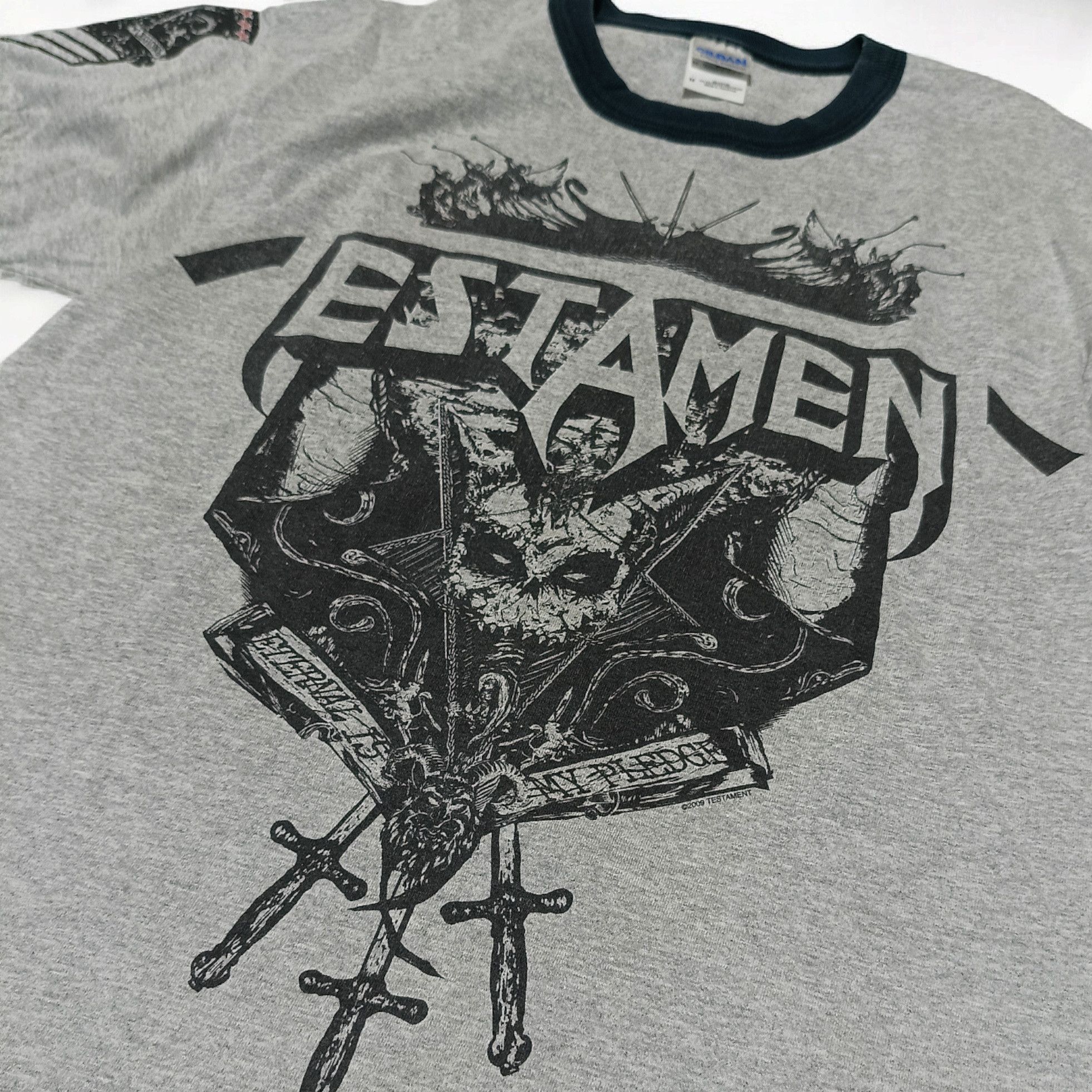 Gildan Testament T-Shirt American Fall Tour 2011 Size US M / EU 48-50 / 2 - 3 Thumbnail