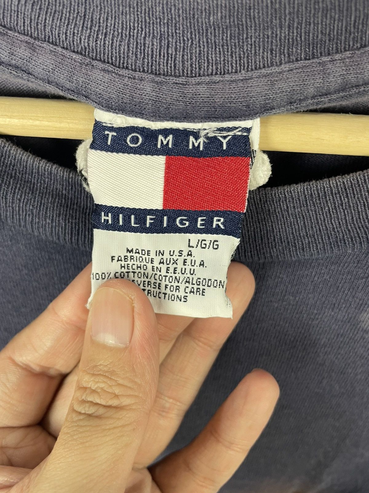 Tommy Hilfiger Vintage Tommy Hilfiger Pocket Tee Size US XL / EU 56 / 4 - 7 Thumbnail
