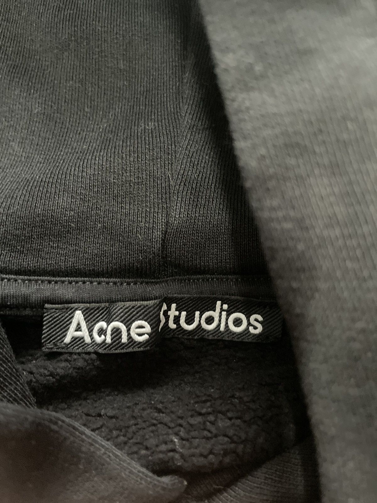 Acne Studios Black hoodie Acne Studios Ferris Face smal logo hype Size US XXS / EU 40 - 6 Thumbnail