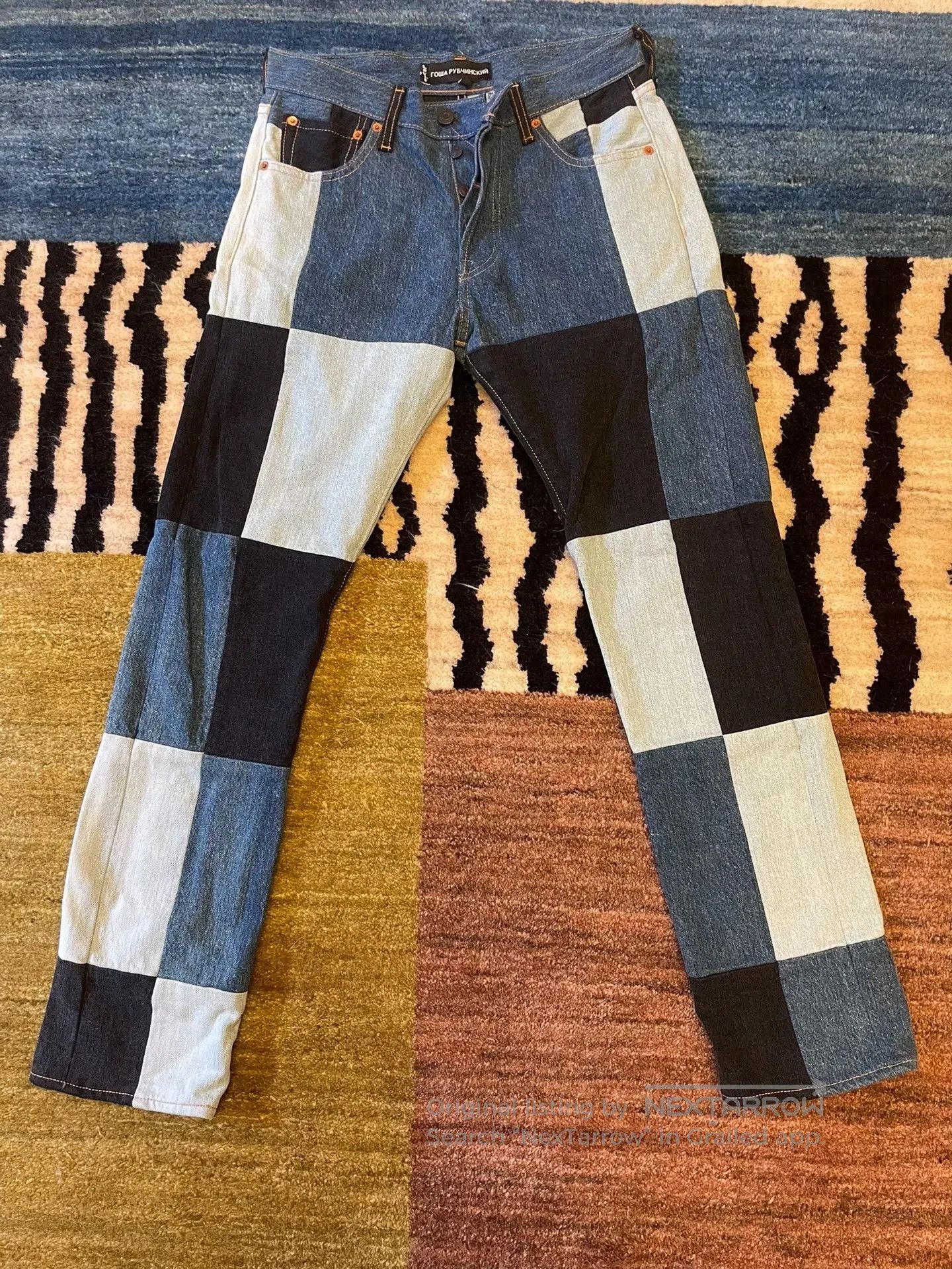 Gosha Rubchinskiy Levi's CDG Gosha Patchwork Jeans. Size US 30 / EU 46 - 1 Thumbnail
