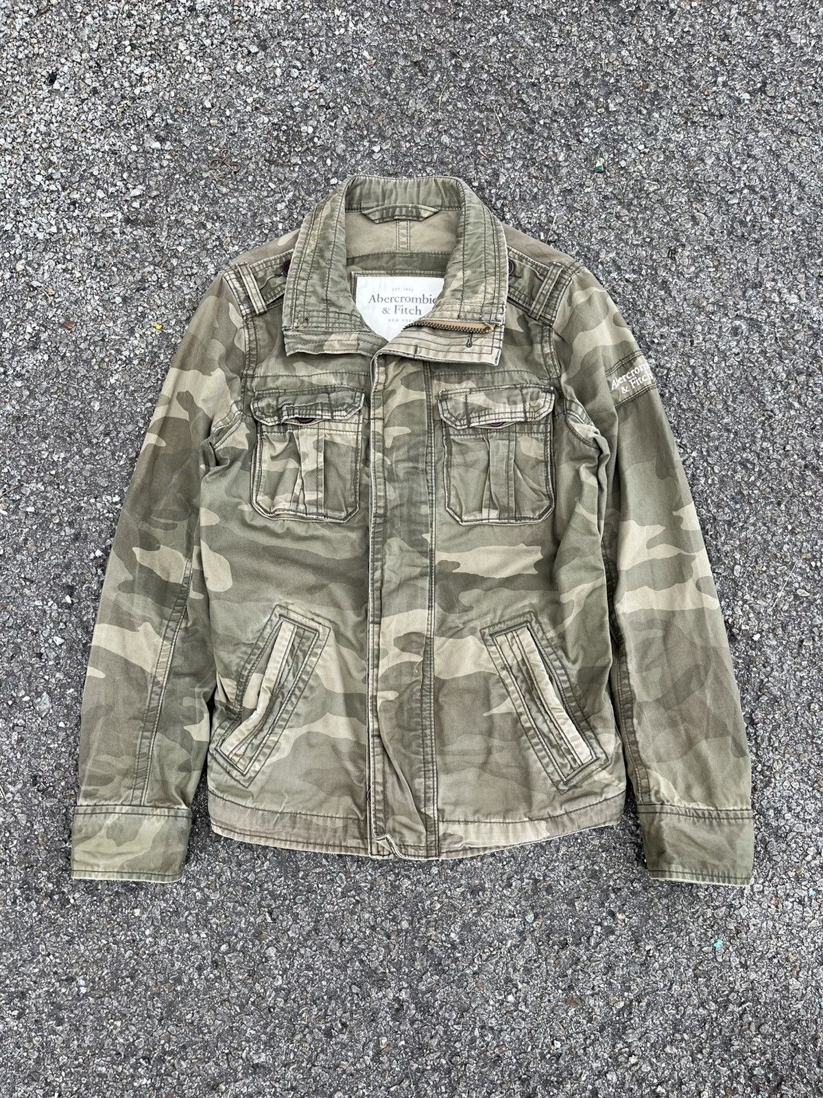 GOA Abercrombie & Fitch Camo Heavy Jacket Military Style M65 Size US S / EU 44-46 / 1 - 1 Thumbnail