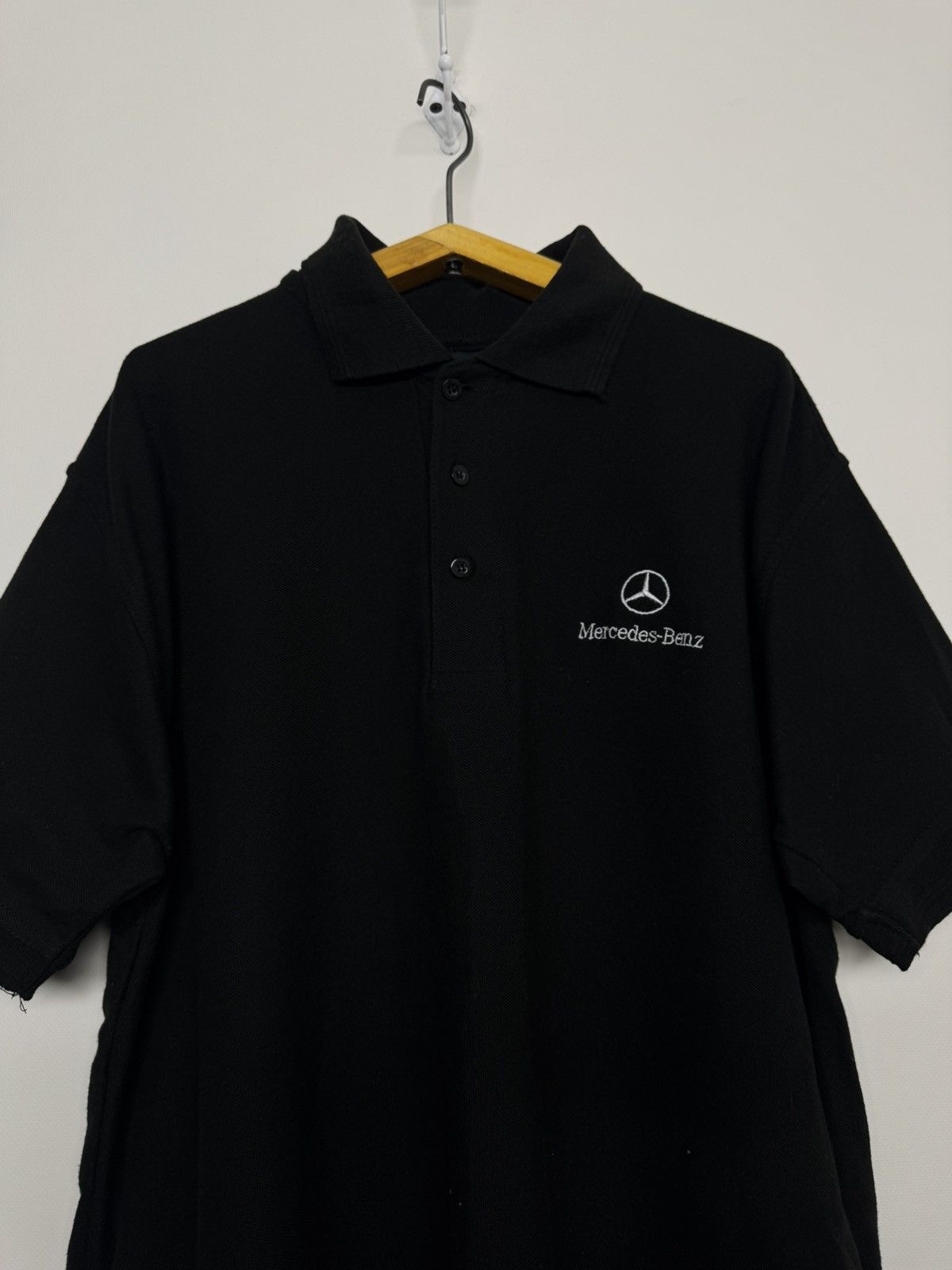 Mercedes-Benz Vintage Y2k Mercedes Bens Polo T-Shirt 00’s Size US M / EU 48-50 / 2 - 2 Thumbnail