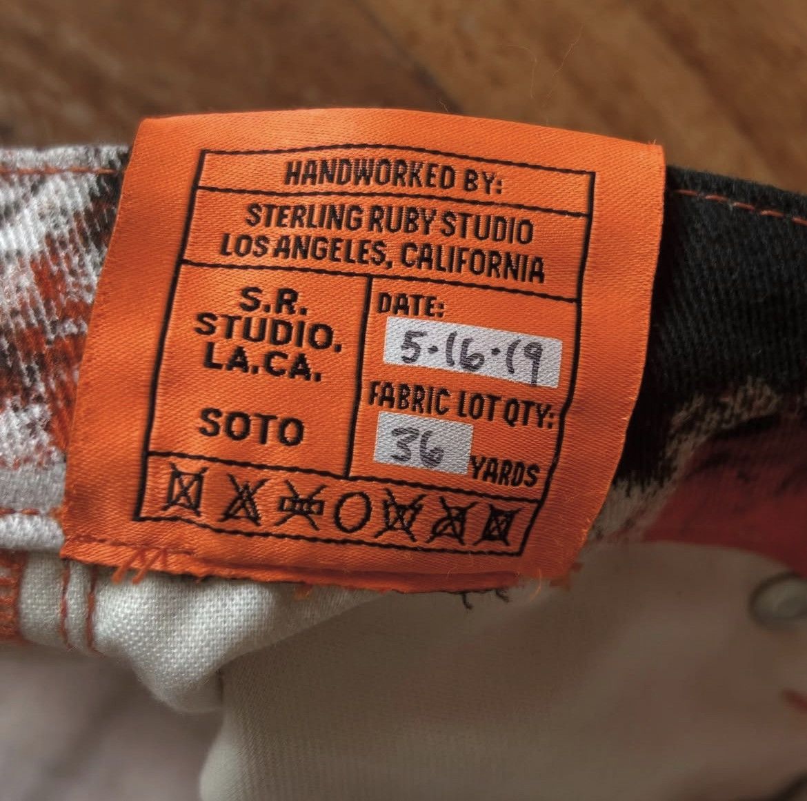 Sterling Ruby S.R. STUDIO. LA. CA. WOMEN’S HAND-DYED SOTO RAVER PANTS Size 27" / US 4 / IT 40 - 6 Thumbnail