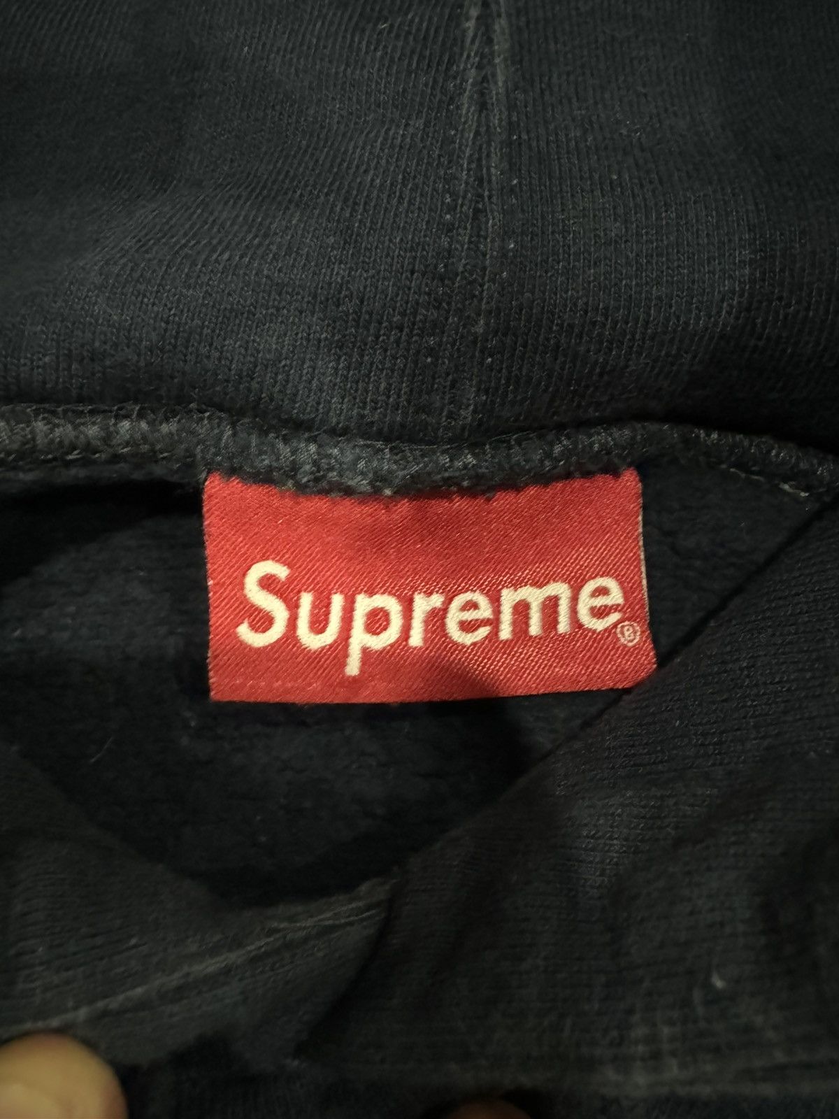 Supreme Supreme Text Rib Hooded Sweatshirt Aw19 Size US M / EU 48-50 / 2 - 5 Thumbnail