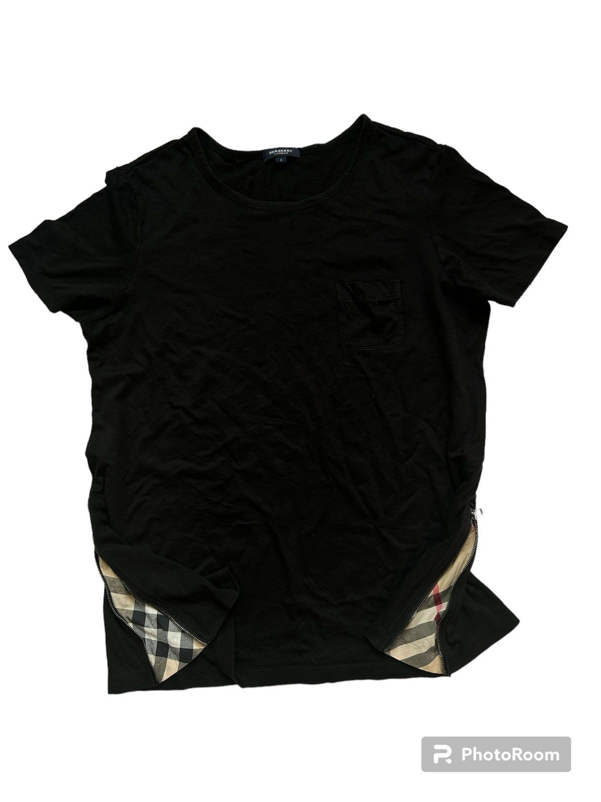 image of Burberry Blouse in Black, Women's (Size Medium)