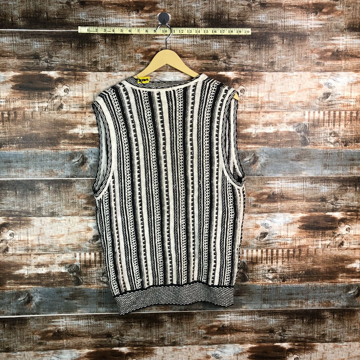 The Masters Masters knitwear Cardigan Vest like coogi #A2303 Size US L / EU 52-54 / 3 - 12 Thumbnail
