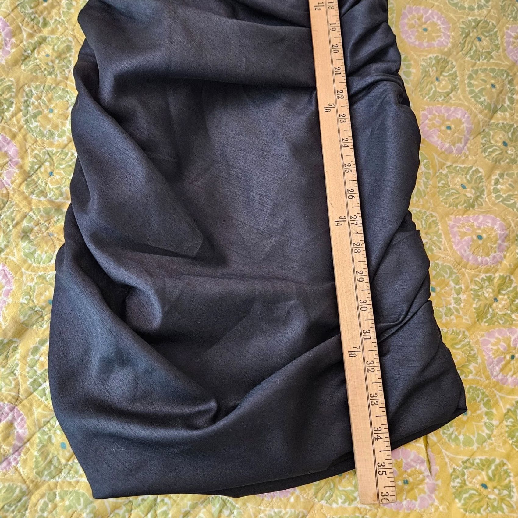 Vintage Aritzia Wilfred rHAPSODY Black One-Shoulder Ruched Dress Size 6 Size M / US 6-8 / IT 42-44 - 7 Thumbnail