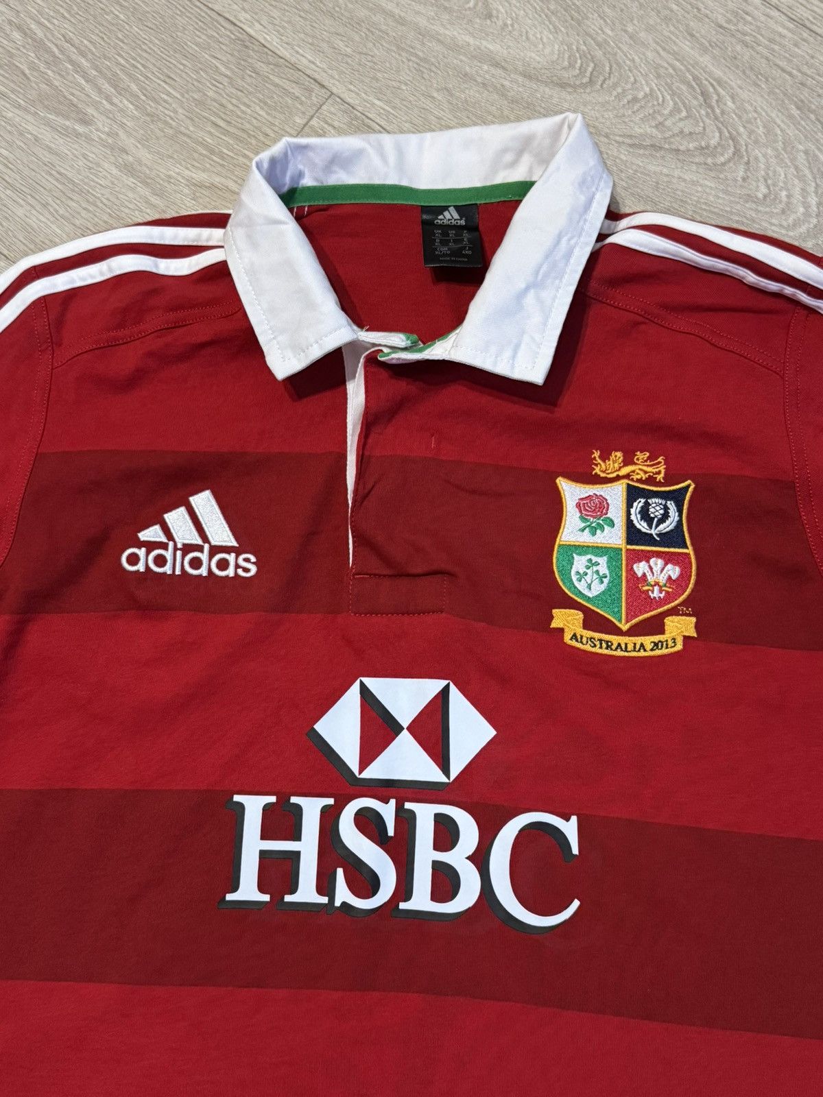 Adidas 🔷Vintage Adidas British & Irish Lions 2012/13 Rugby Shirt🔷 Size US XL / EU 56 / 4 - 4 Thumbnail