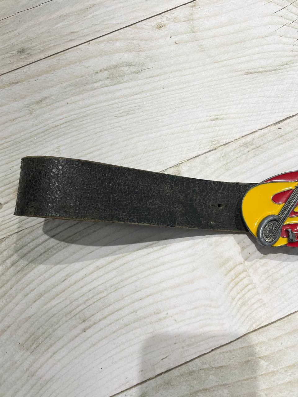 Diesel Vintage Diesel Team Biker Fire Harley Choppers Leather Belt Size ONE SIZE - 4 Thumbnail