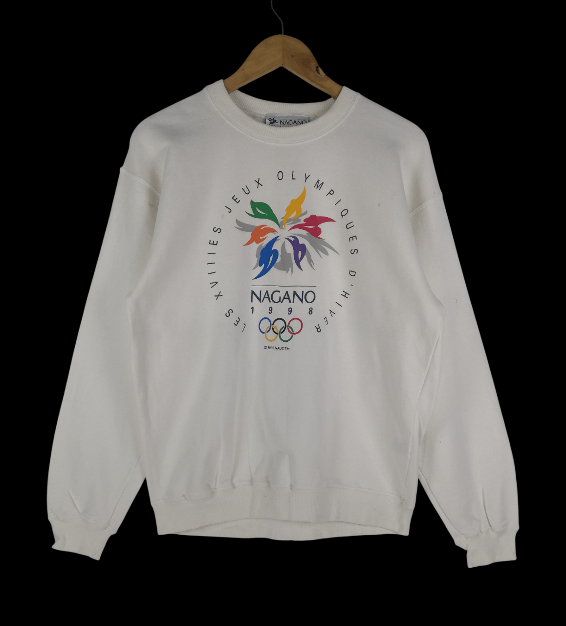 USA Olympics Vintage 90s Winter Olympics Nagano 1998 Sweatshirt Size US M / EU 48-50 / 2 - 1 Thumbnail