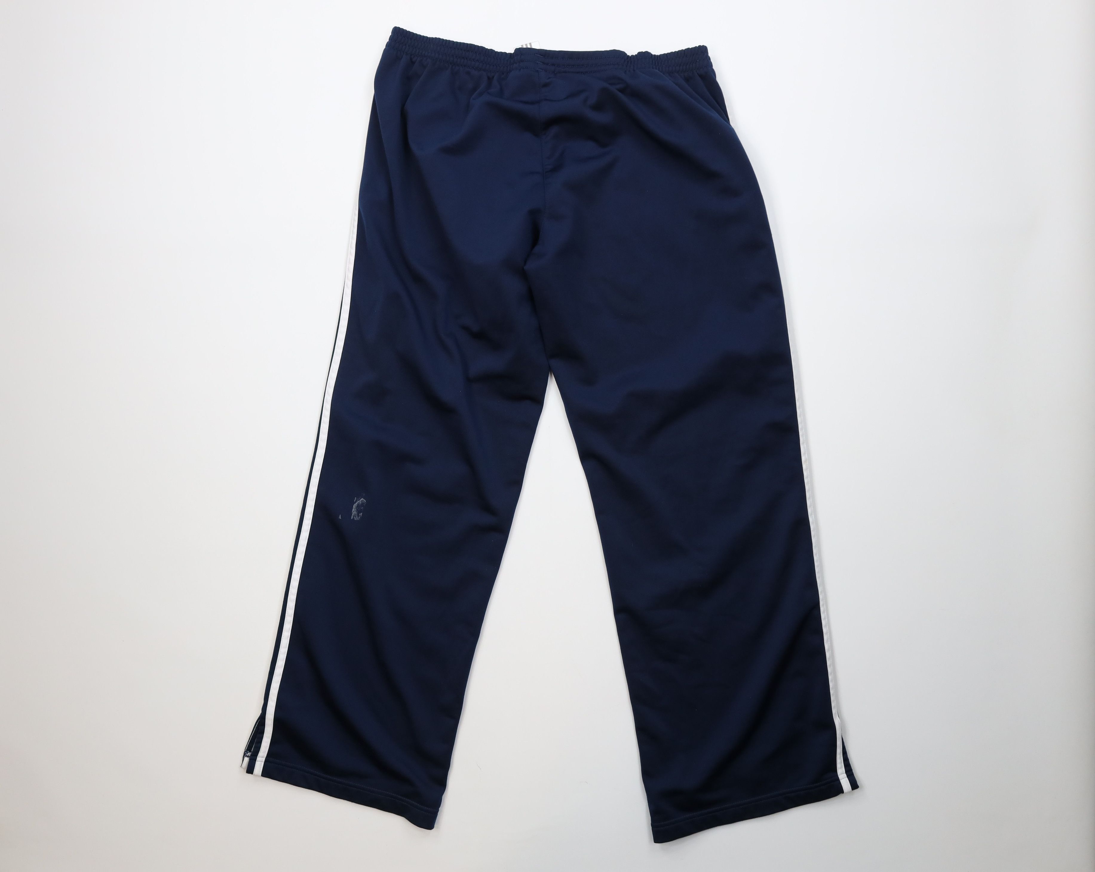 Vintage Y2K Adidas Flared Wide Leg Sweatpants Pants Blue