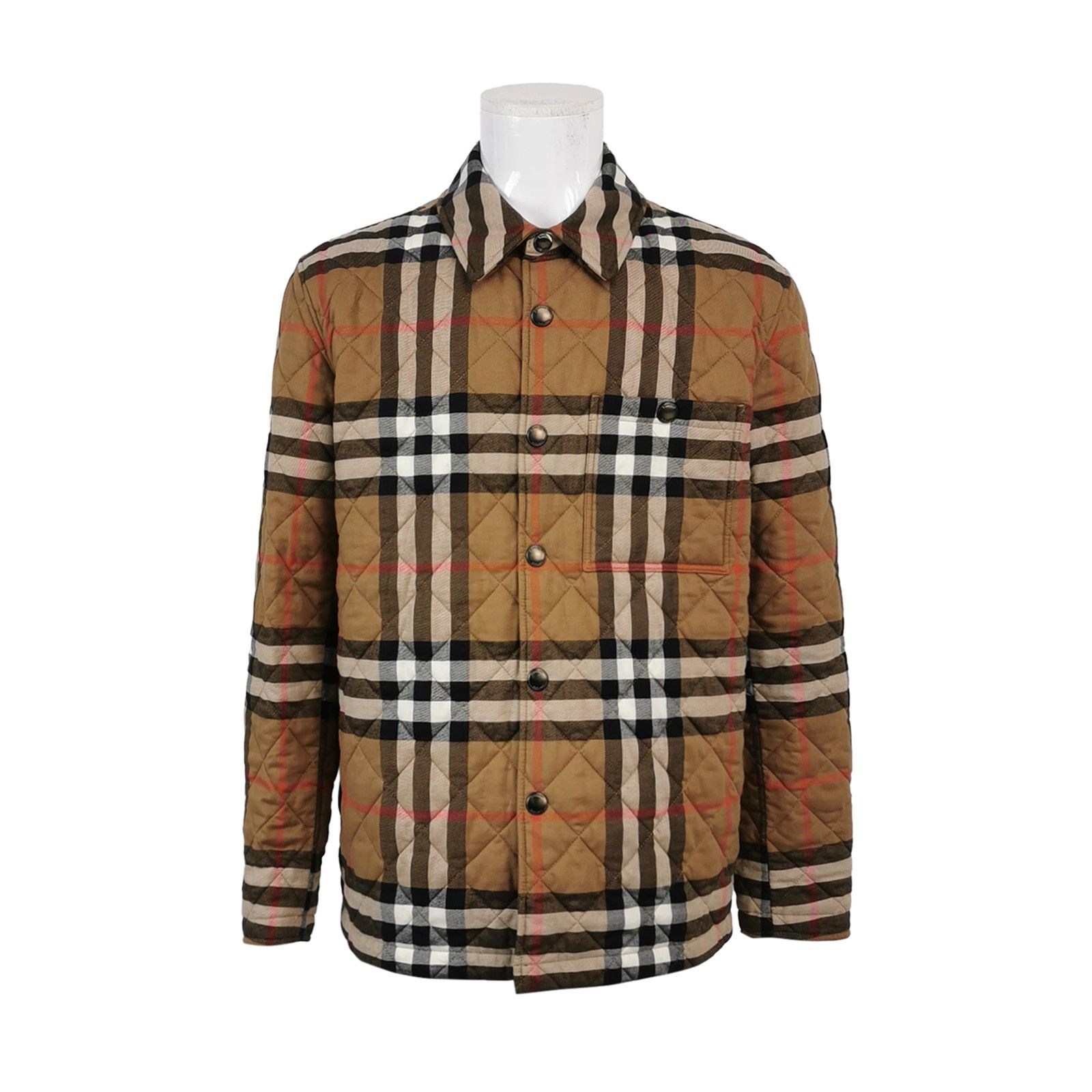 Burberry Burberry Check Quilted Cotton Jacket Size L Size US L / EU 52-54 / 3 - 1 Thumbnail