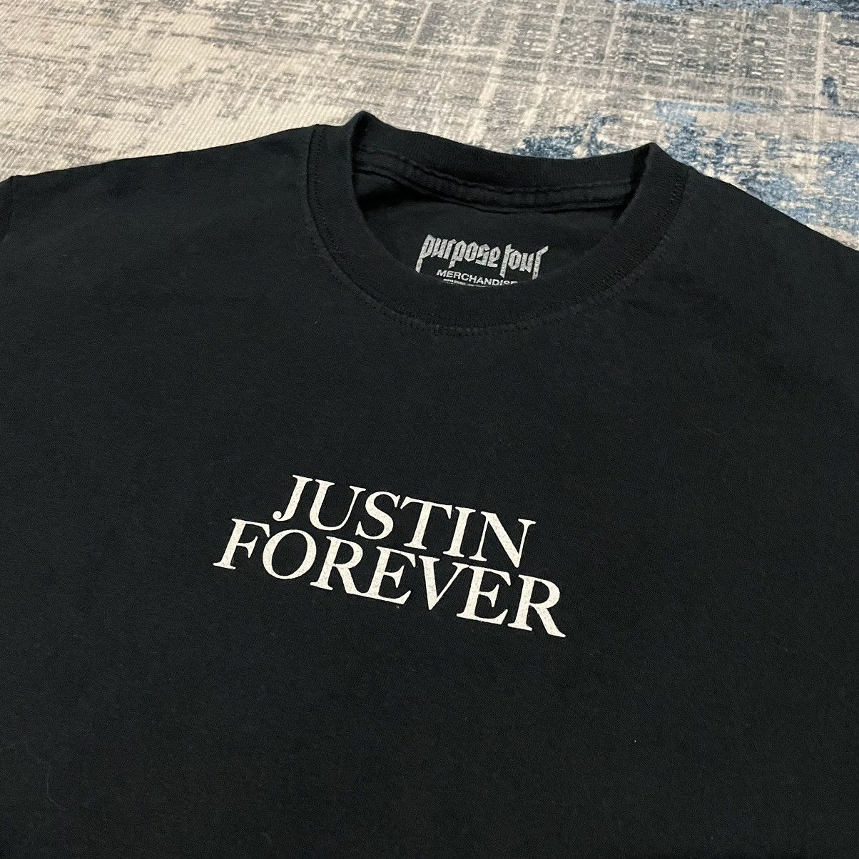 Band Tees Justin Bieber Forever Purpose Tour Tee Size US S / EU 44-46 / 1 - 3 Thumbnail