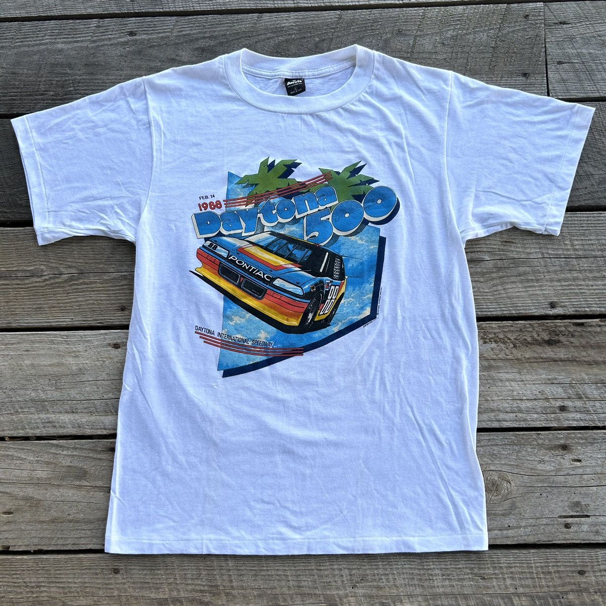 NASCAR × Vintage Crazy Vintage 1988 Daytona 500 NASCR Double Sided T Shirt Size US M / EU 48-50 / 2 - 1 Thumbnail