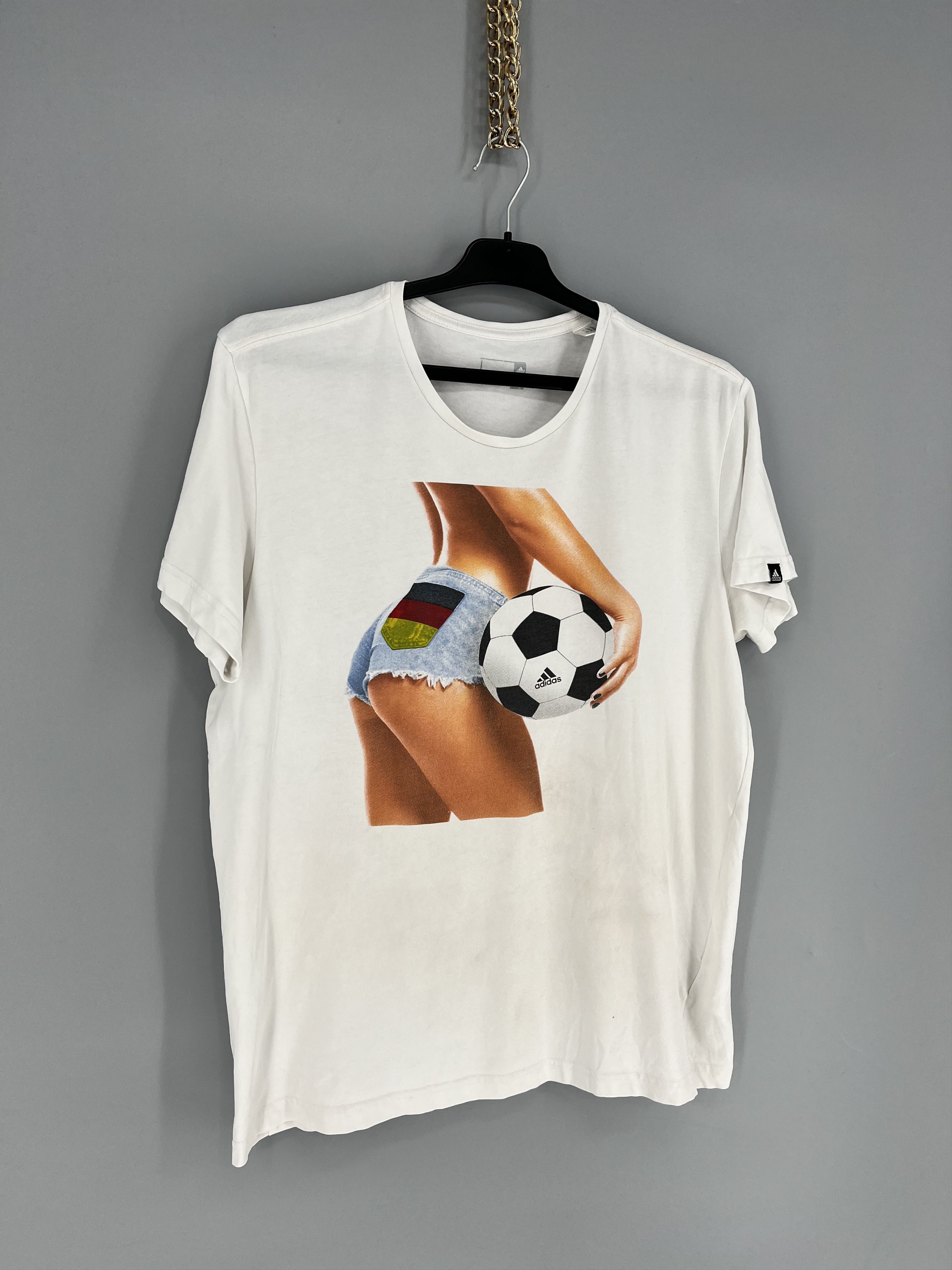 Adidas Adidas EURO 16 Tee Summer Fan white Size L Sexy Girl Size US L / EU 52-54 / 3 - 2 Thumbnail