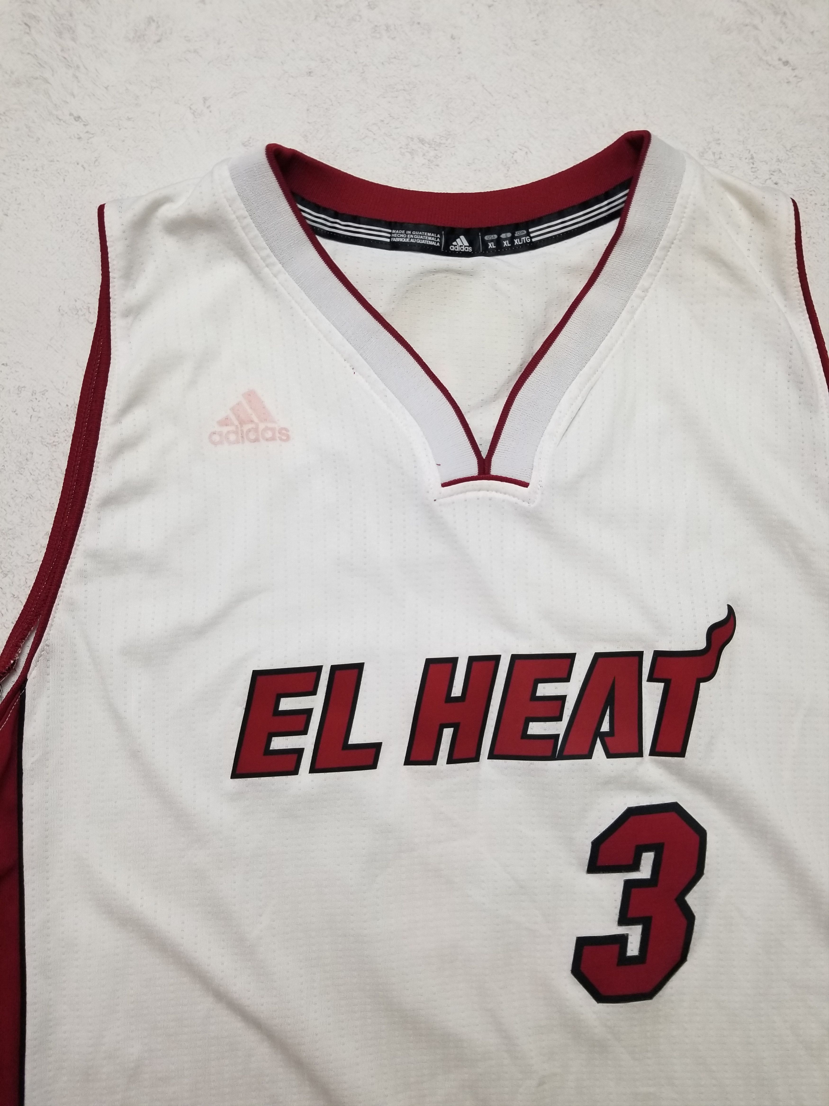 Adidas Adidas Miami Heat Dwyane Wade #3 Latin Nights Home Jersey Size US XL / EU 56 / 4 - 11 Thumbnail