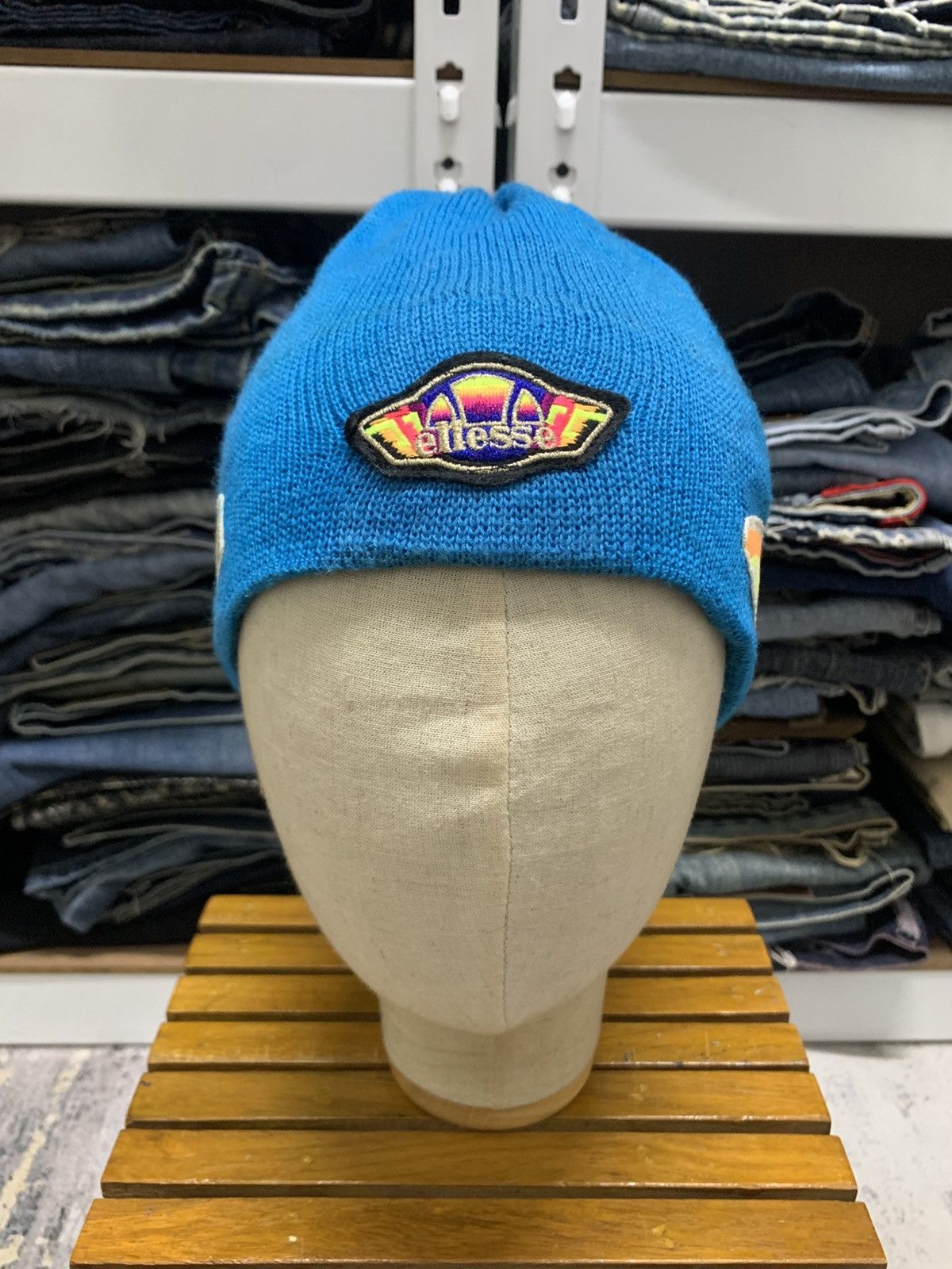 Ellesse Vintage ELLESSE Beanie Hat Size ONE SIZE - 2 Thumbnail